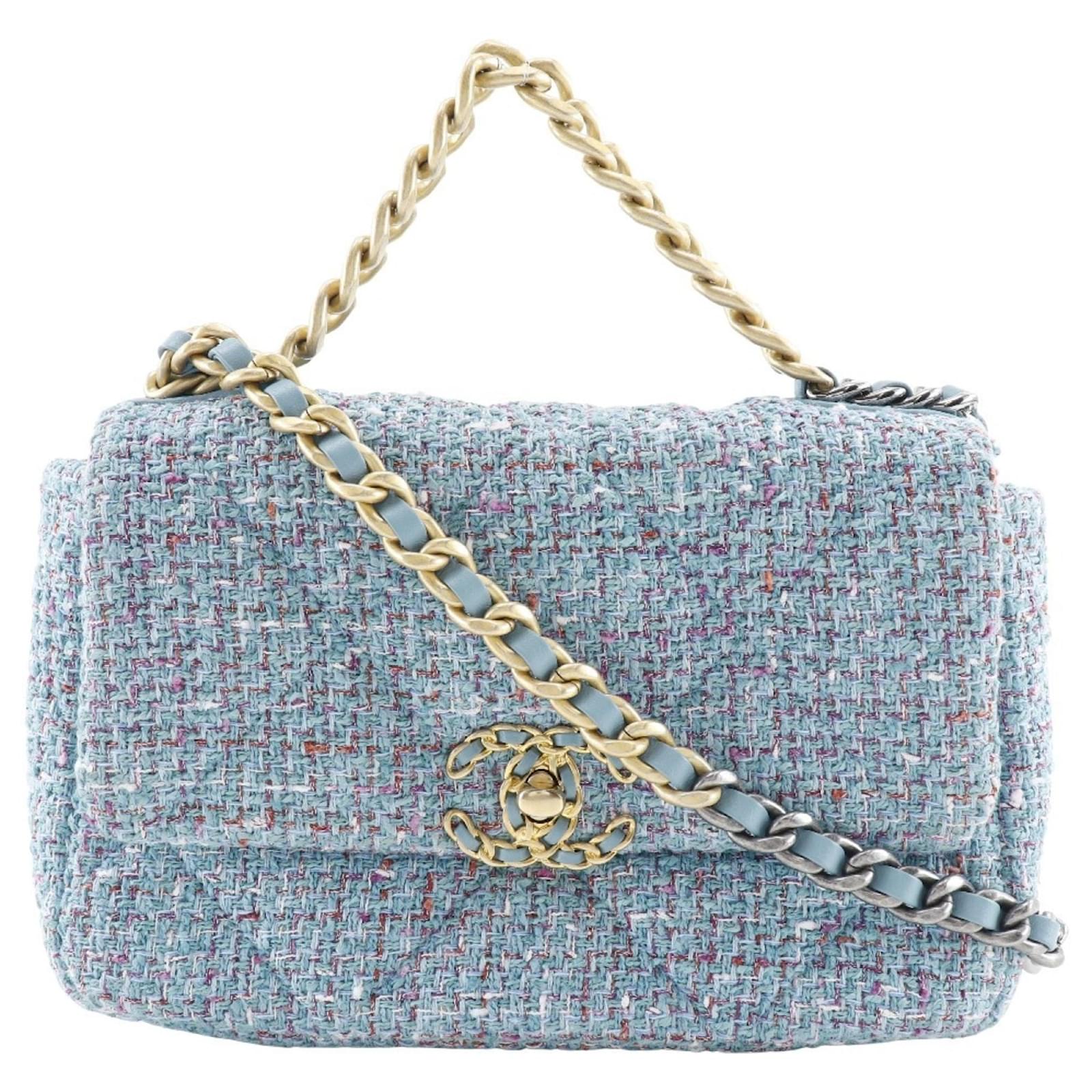 ショルダーバッグ・ポシェット × ヴィンテージ(中古) Chanel Tweed Top Handle and Shoulder Bag s-l400.jpg