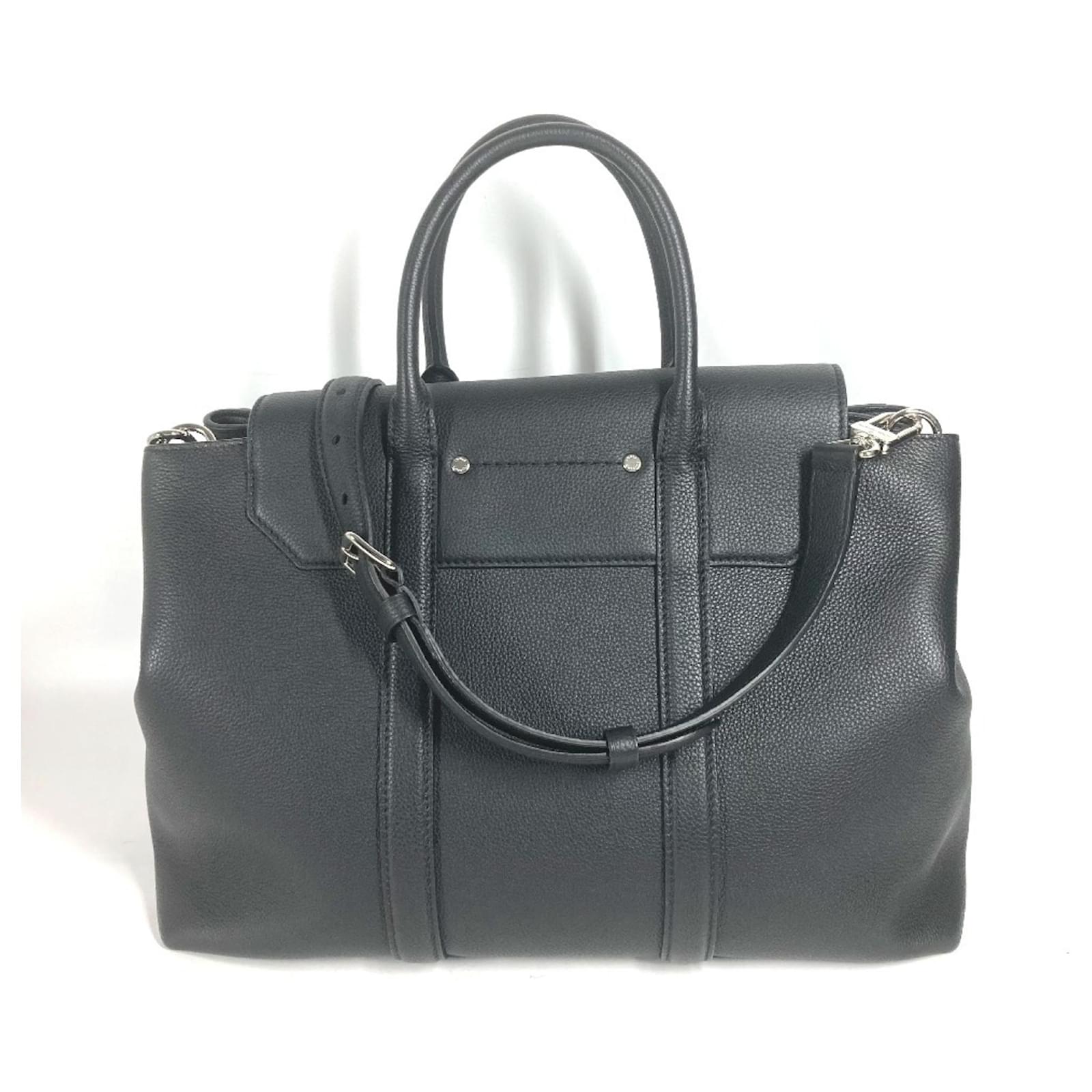 Sac Georges Tote MM Louis Vuitton Cuir Noir Joli Closet