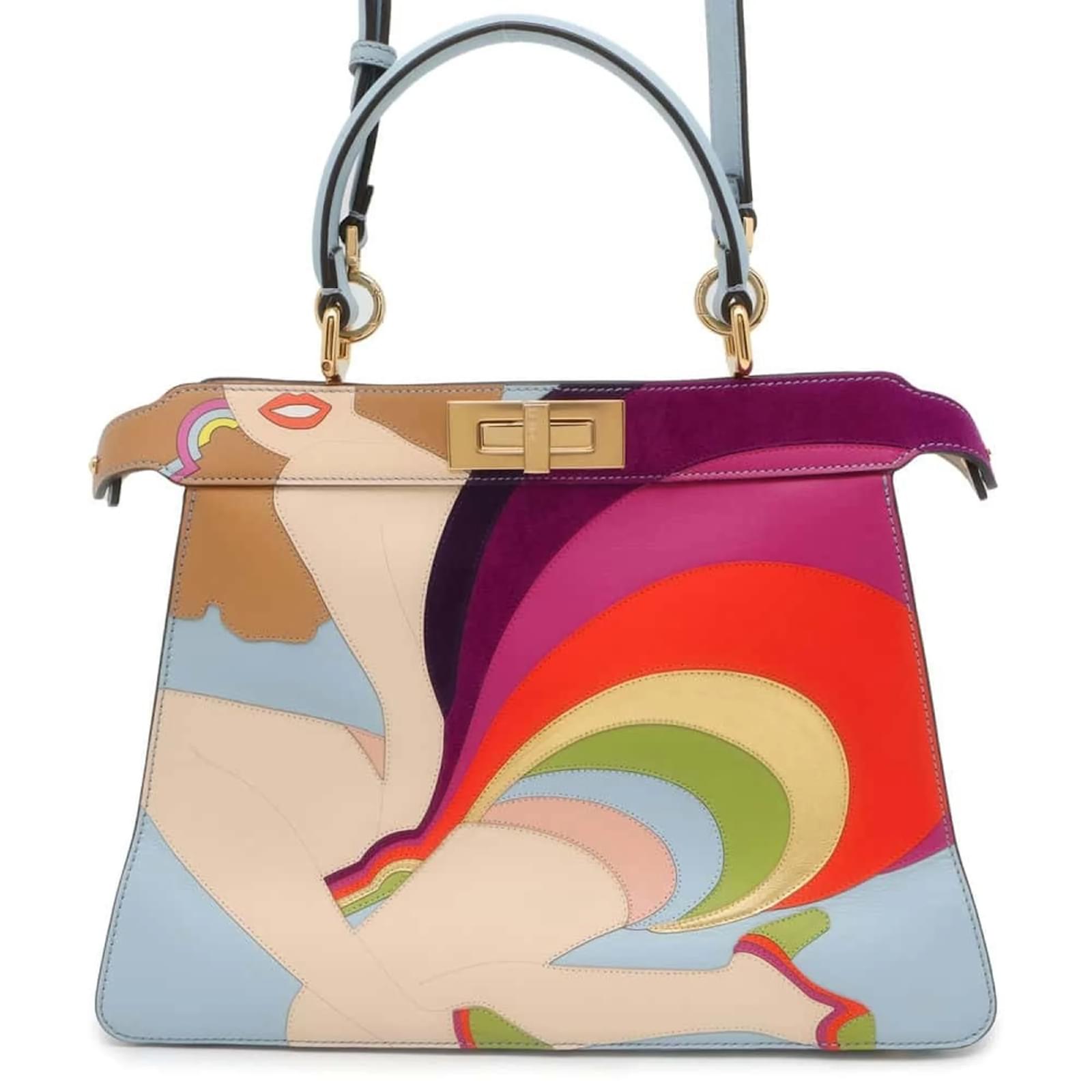 Fendi Handbag Peekaboo Iseeu Antonio Lopez Medium Multiple