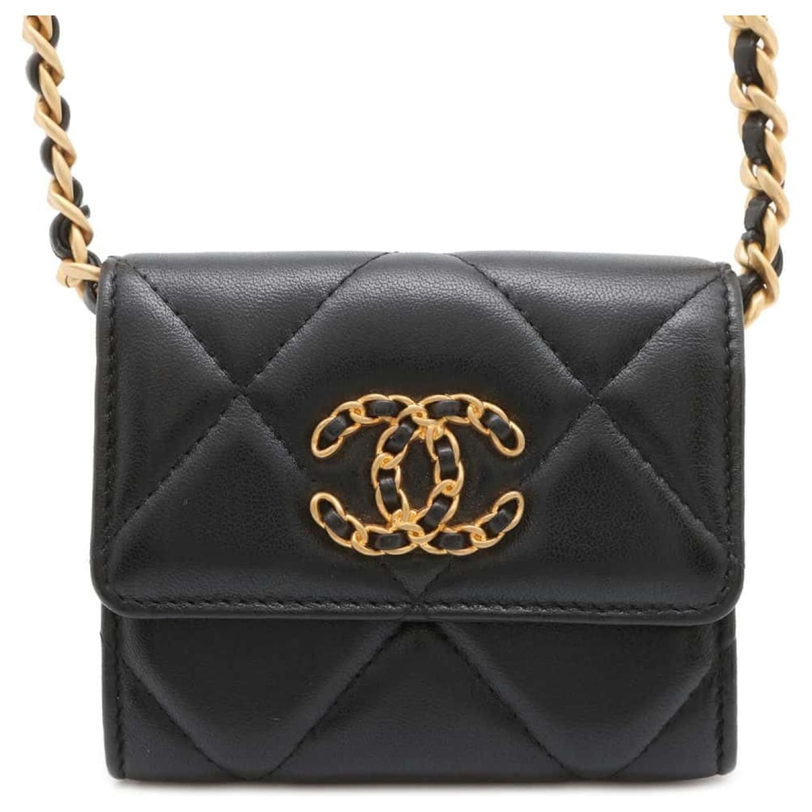 Chanel 19 small flap wallet new arrivals