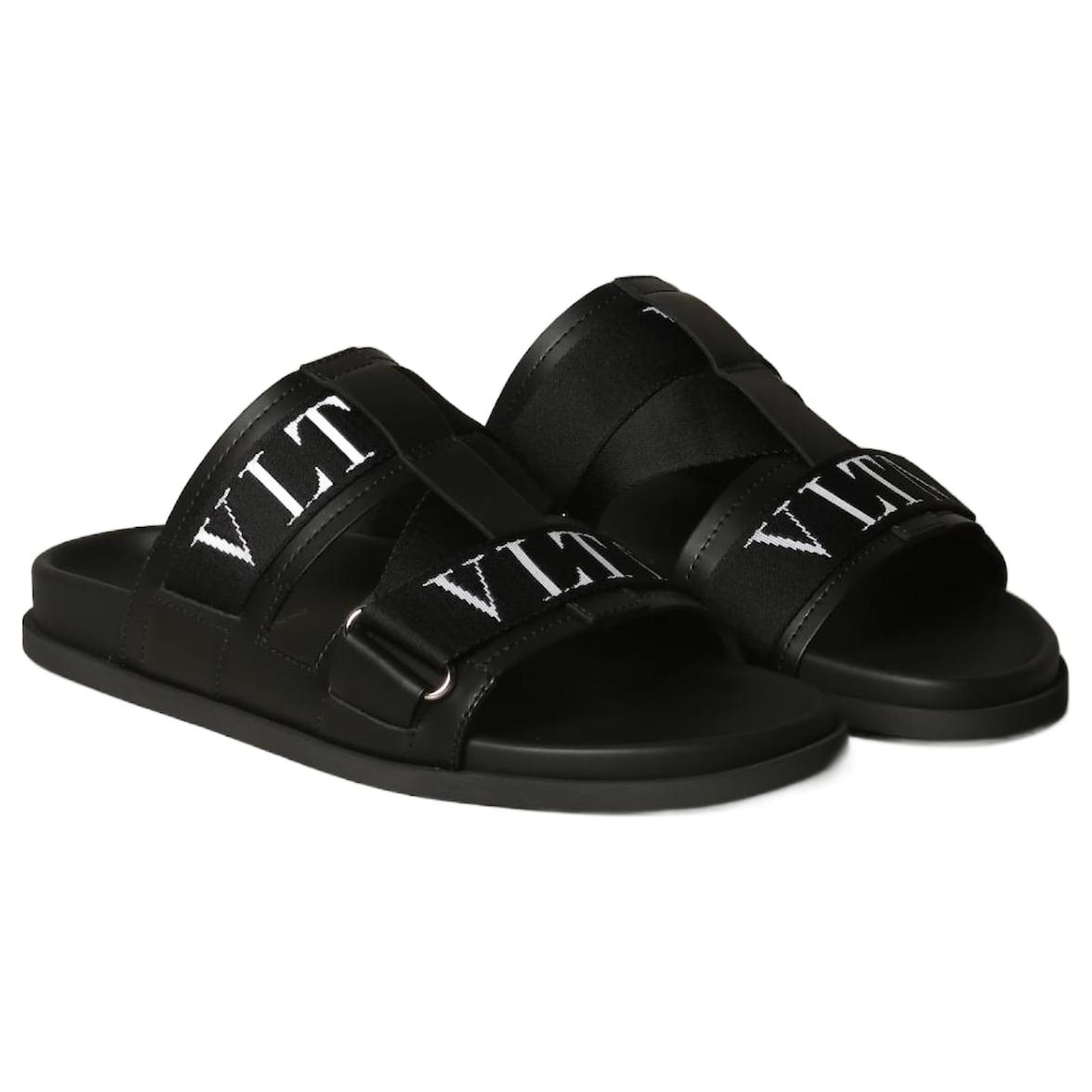 Valentino Garavani VALENTINO - Leather sandals Black ref