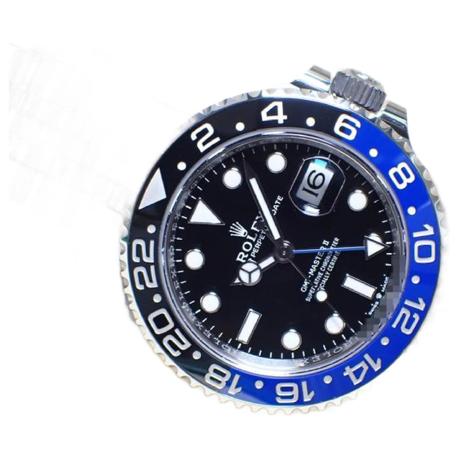 Rolex Gmt Master Blau Schwarz Rolex GMT-Master II Batman