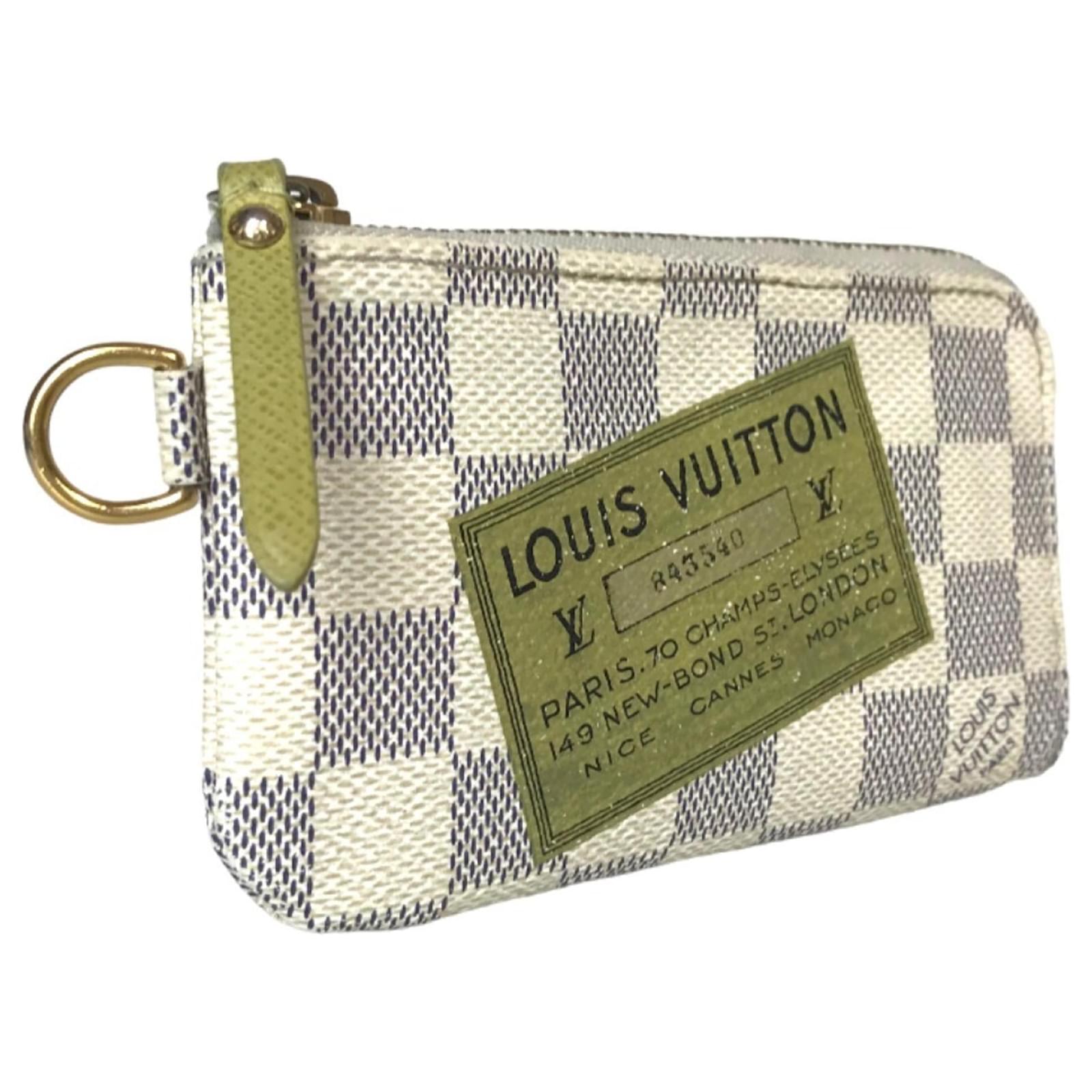 Monogram Eclipse Monedero Louis Vuitton Blanco Revista