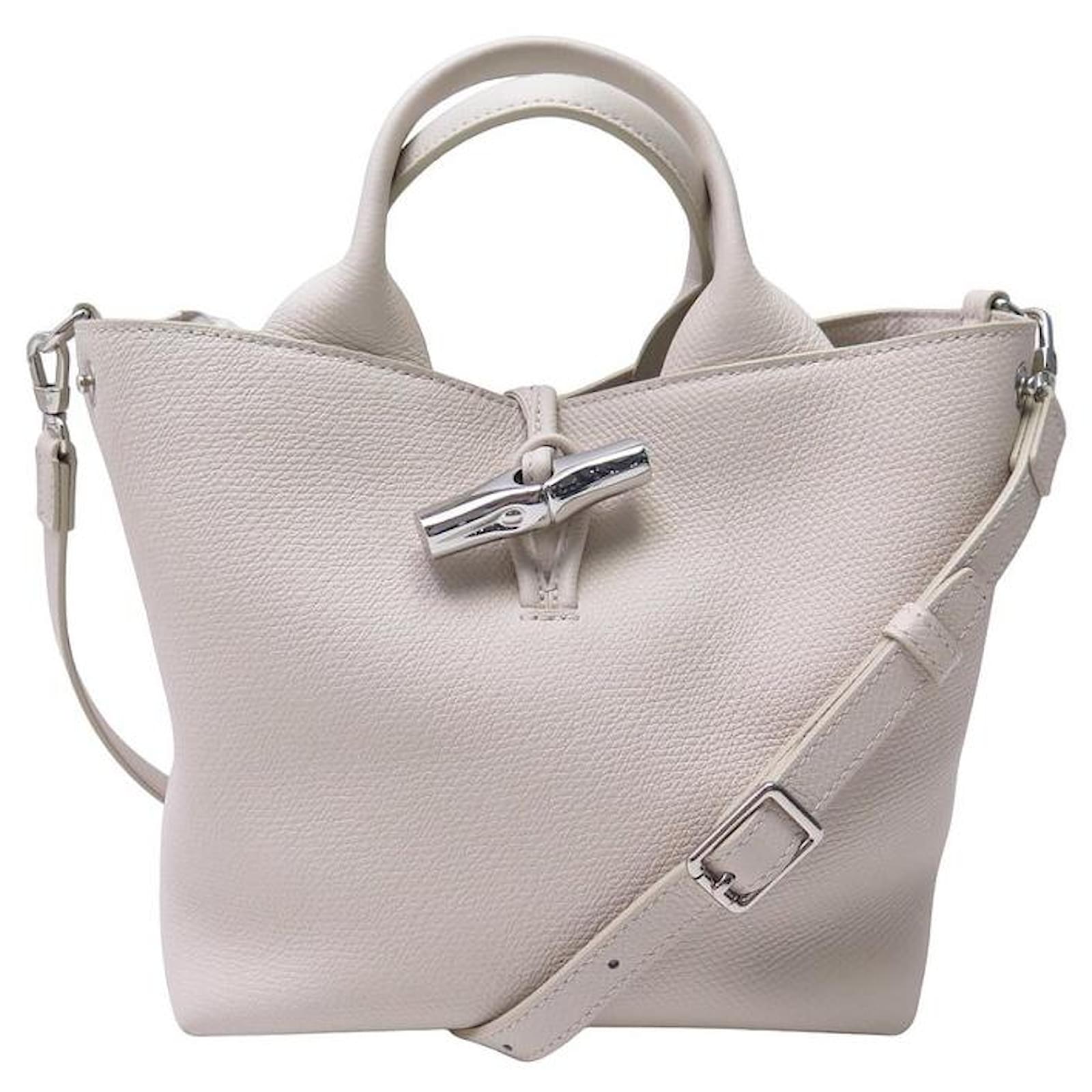 Cream longchamp bag outlet
