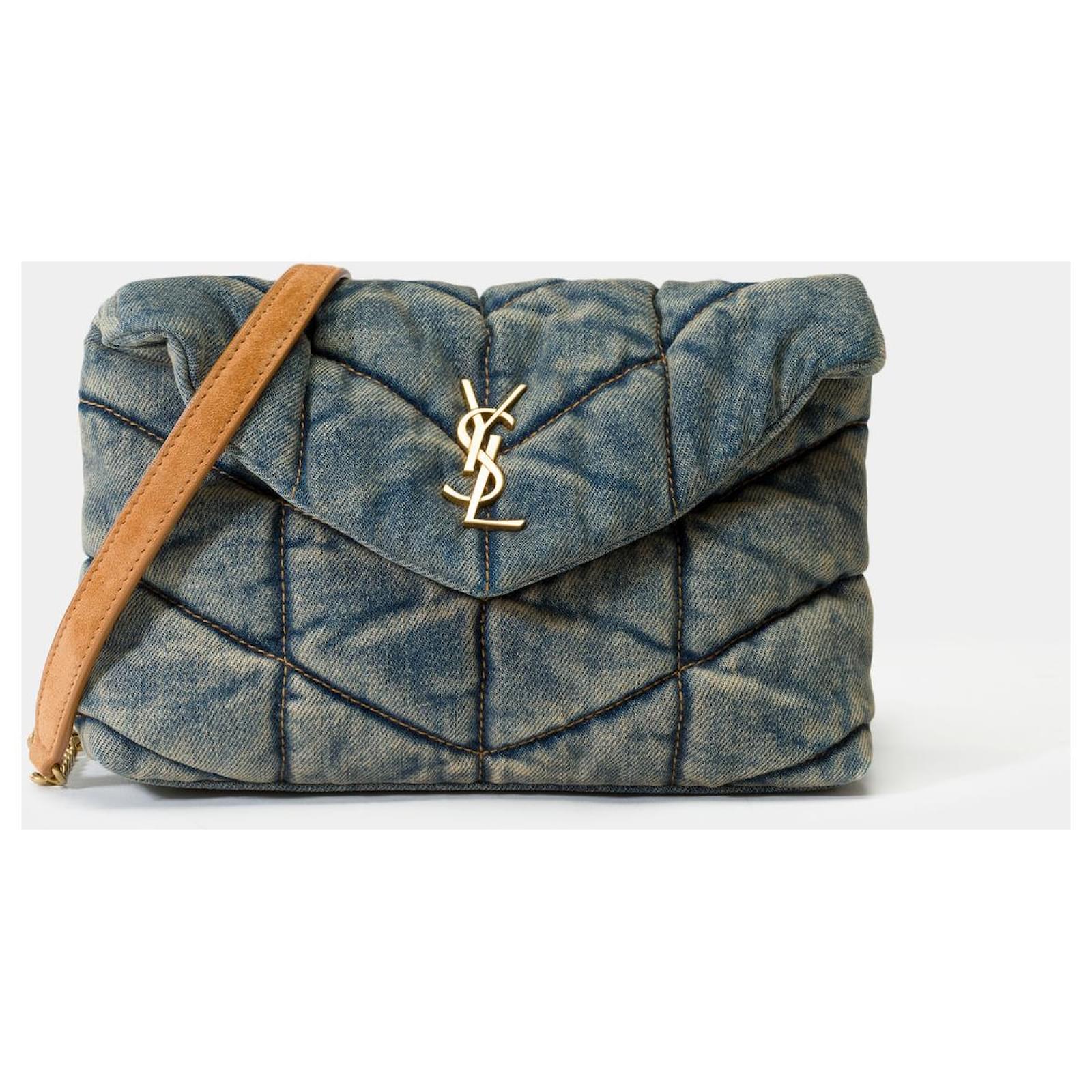 バッグ YVES SAINT LAURENT rive gauche Denim Bag YVES SAINT LAURENT Rive Gauche Denim Tote Bag Rare Unused | eBay