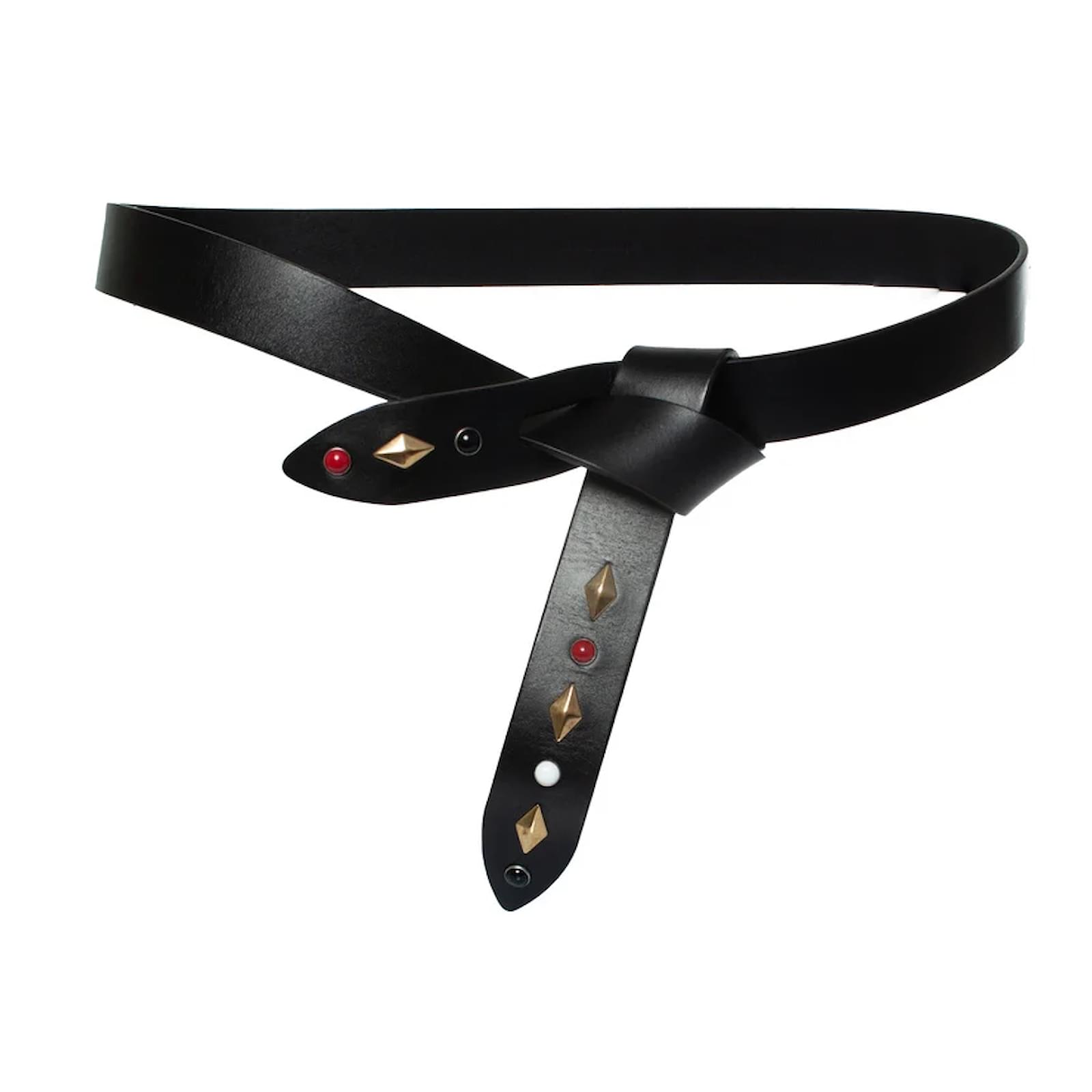 ISABEL MARANT LECCE レザー ノットベルト　M ISABEL MARANT Lecce leather belt | NET-A-PORTER