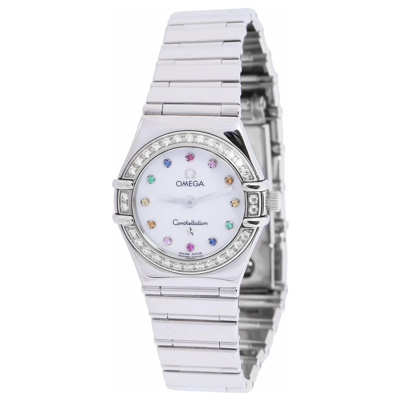 Omega Constellation 1465.79 90391944 SS QZ Shell-Face Watch
