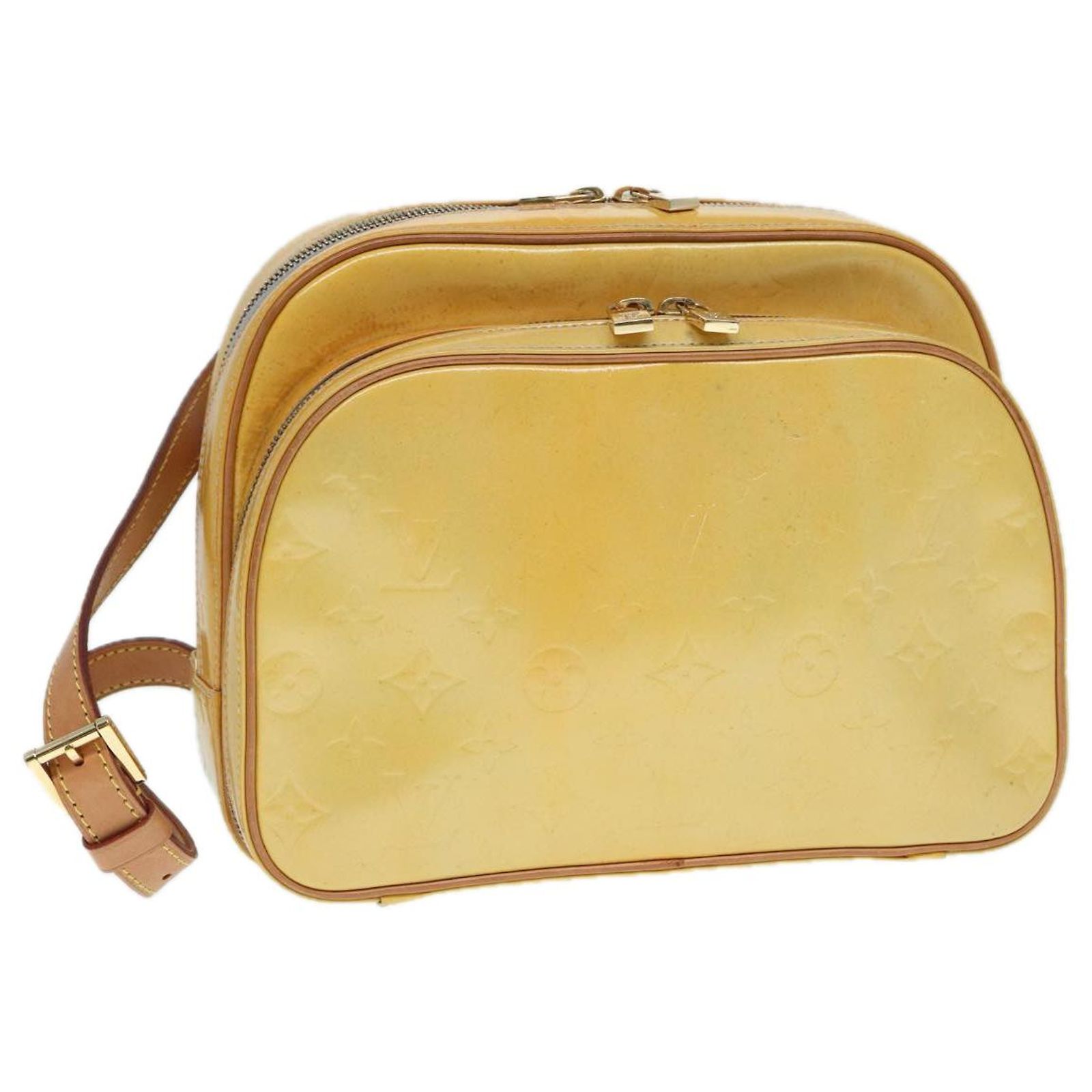 LOUIS VUITTON Monogram Vernis Marley Backpack Gris M91038 LV  display picture 3