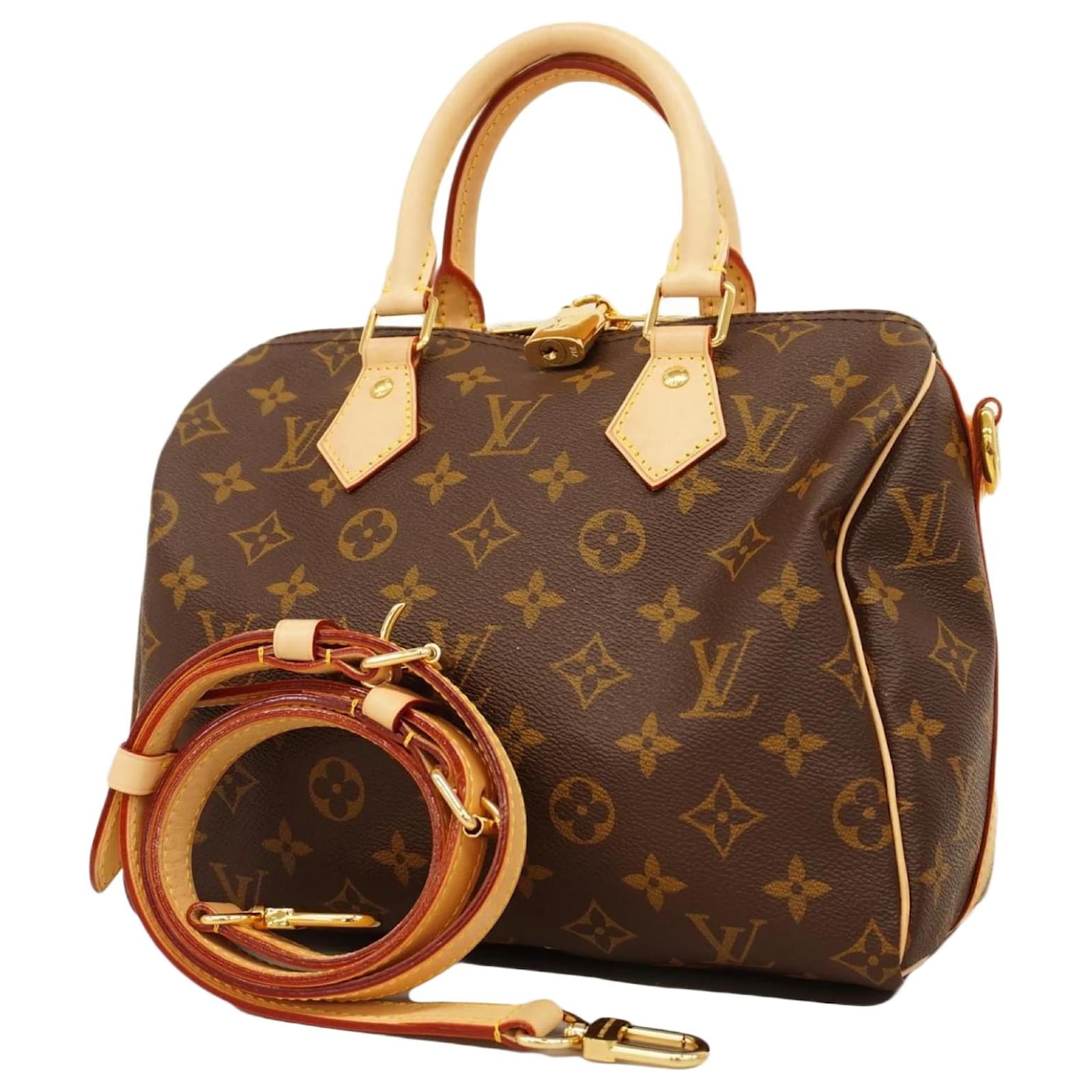 Bolso Louis Vuitton Monogram Speedy Bandoulière 25 Castaño ref
