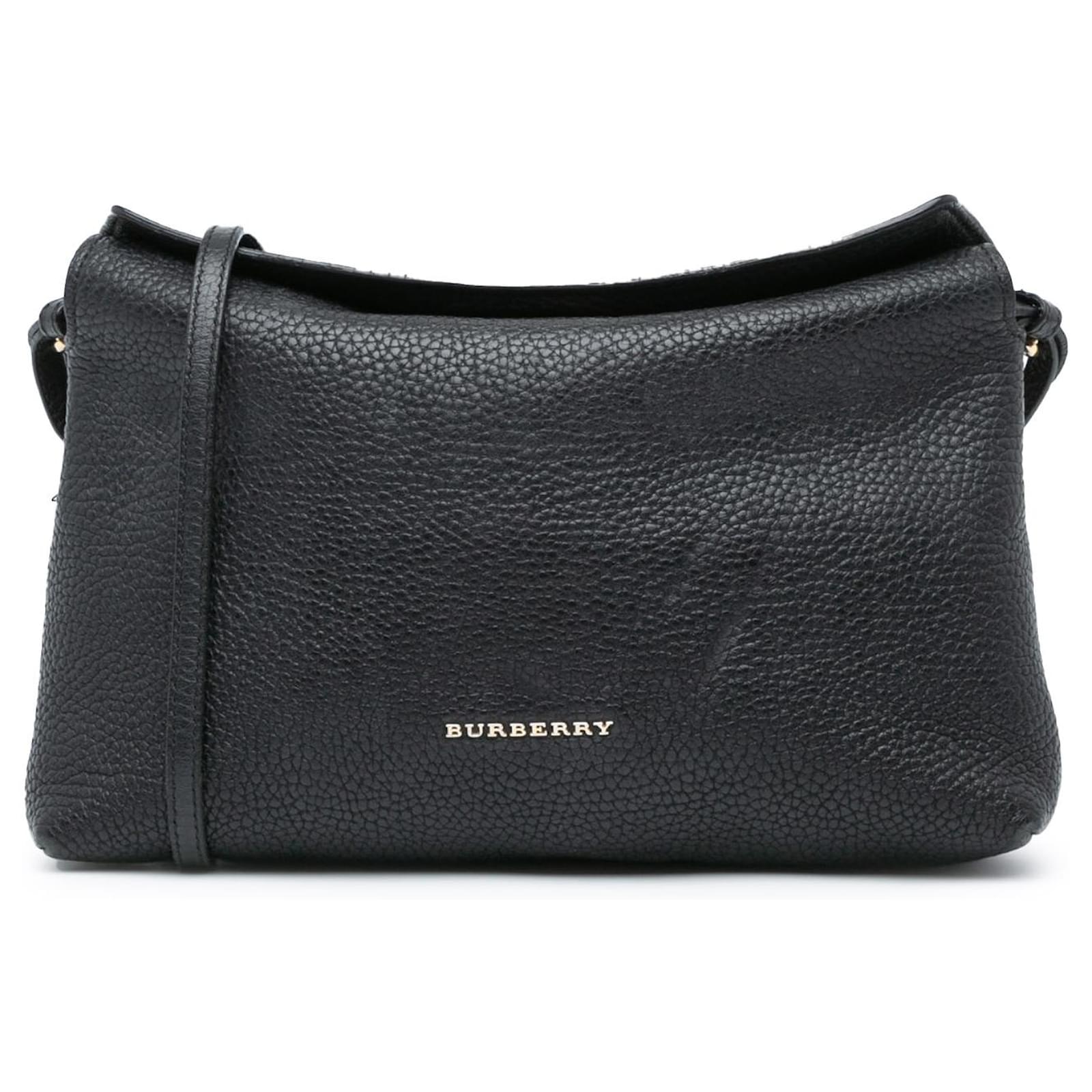 Burberry Noir Petit Sac en Cuir de Veau Leah Veau facon poulain ref.1640115 Joli Closet