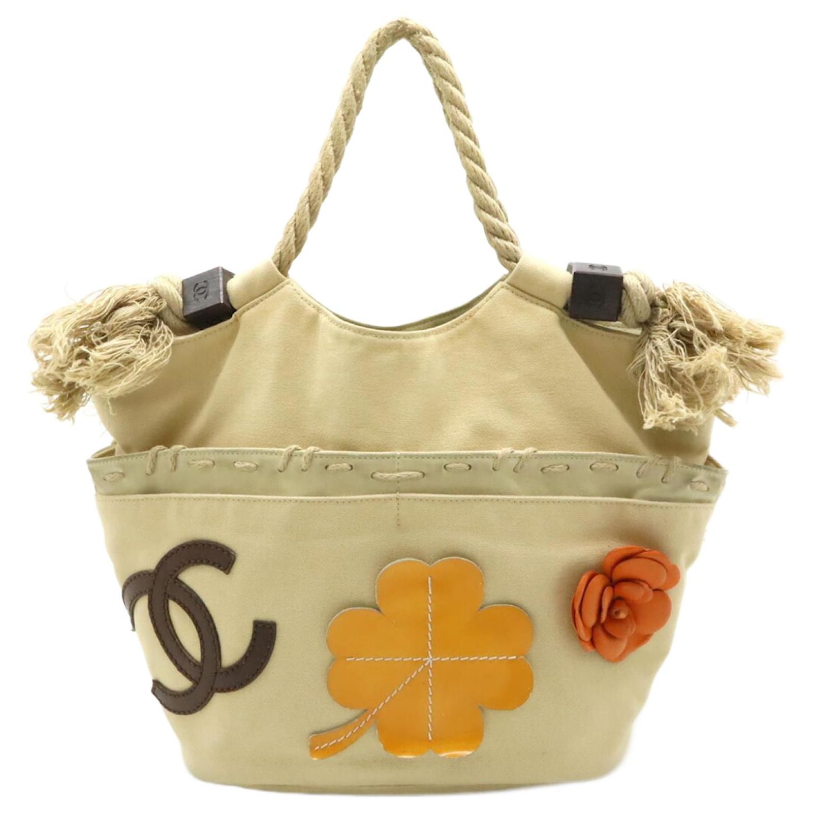 Chanel Fishnet Rope Coco Mark Tote Bag (Sold) - Joli Closet