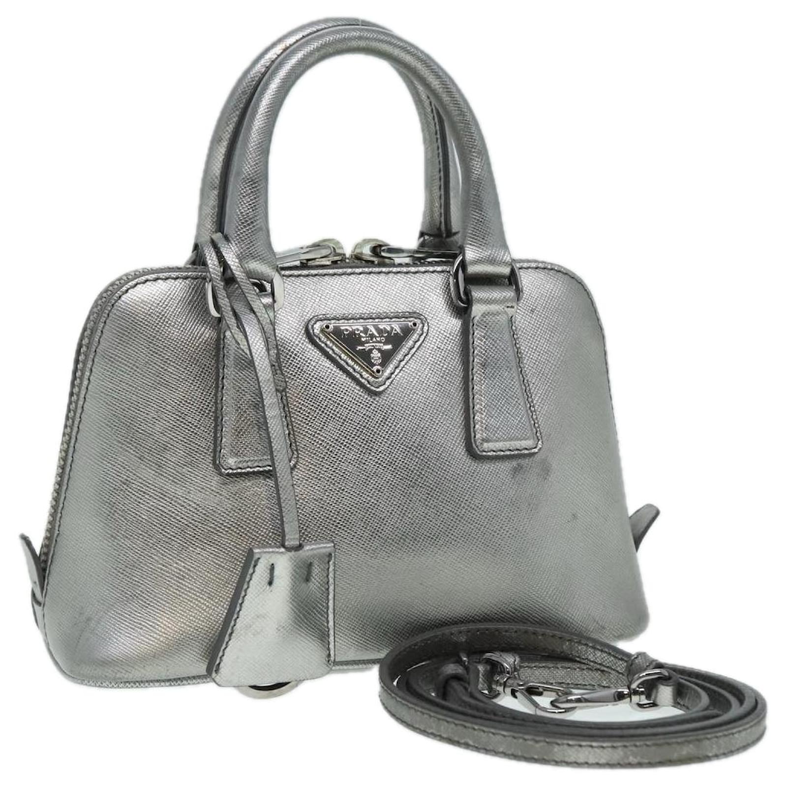 Prada silver bag hotsell