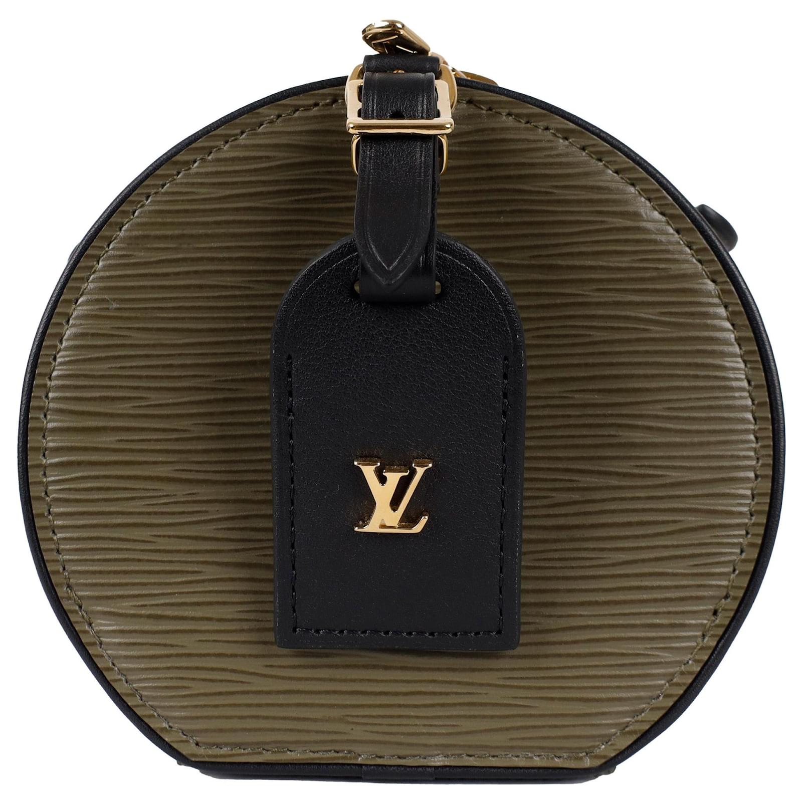 Louis Vuitton Epi Mini Boite Chapeau - '10s Cuir Vert Kaki ref.1642269 -  Joli Closet