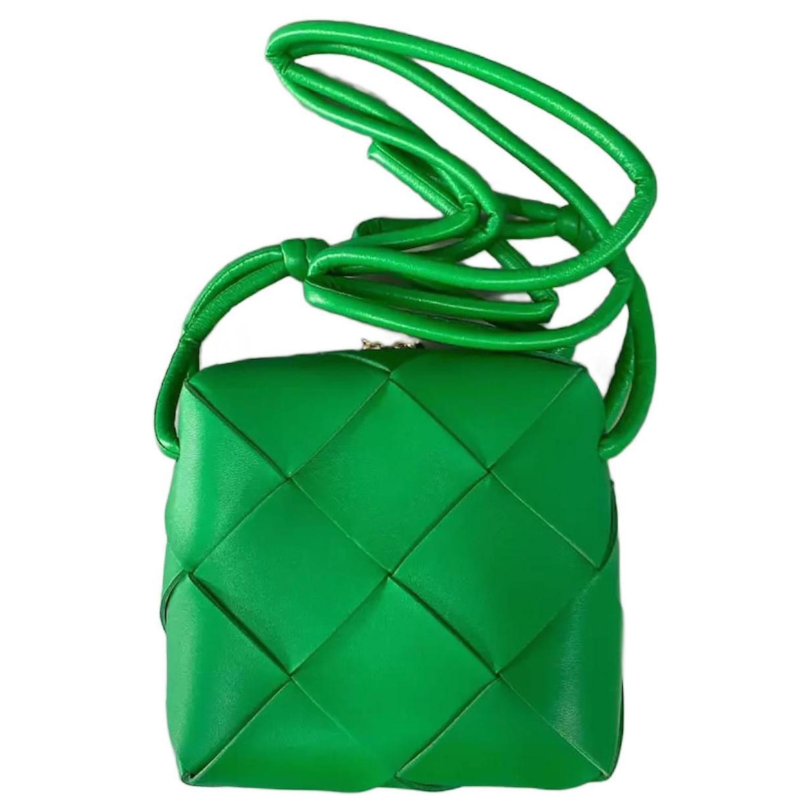 Bottega Veneta Mini Cassette Camera Bag Parakeet NEW WITH