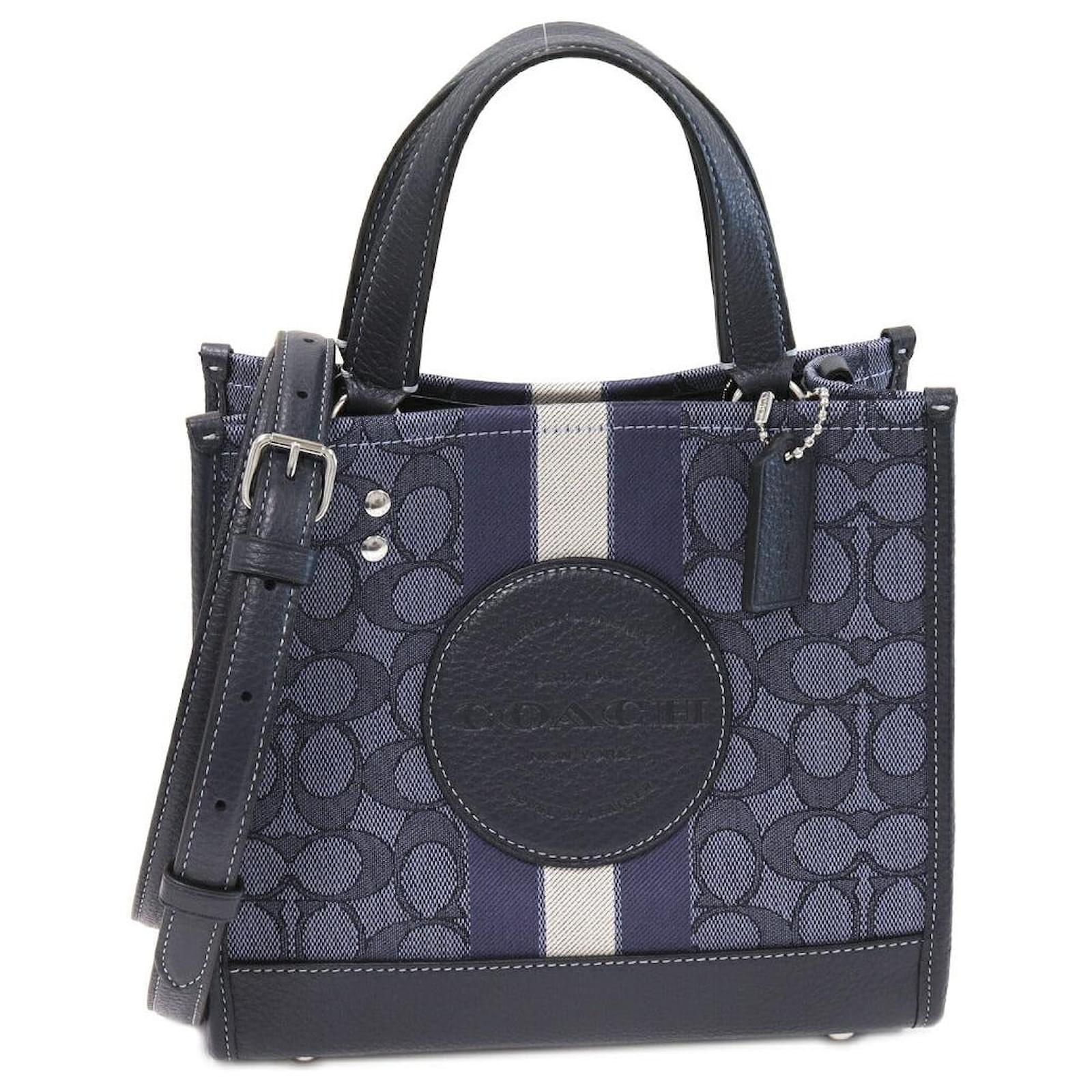 Coach Dempsey sold Tote 22 With Coach Patch C5268 Black