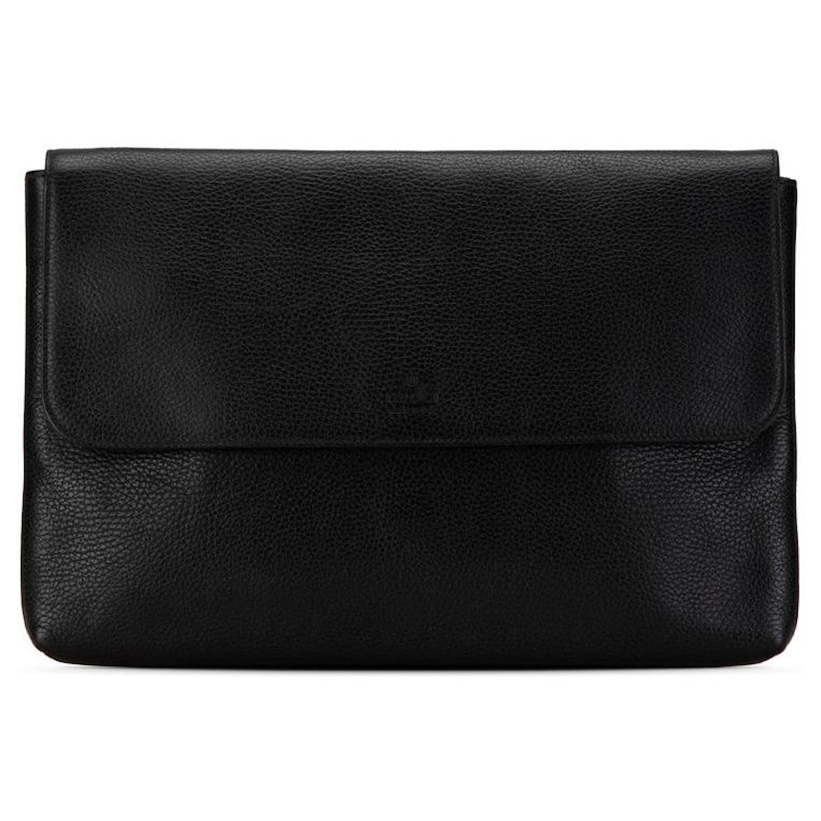 Gucci 387082 Leder Clutch Bag Schwarz Joli Closet