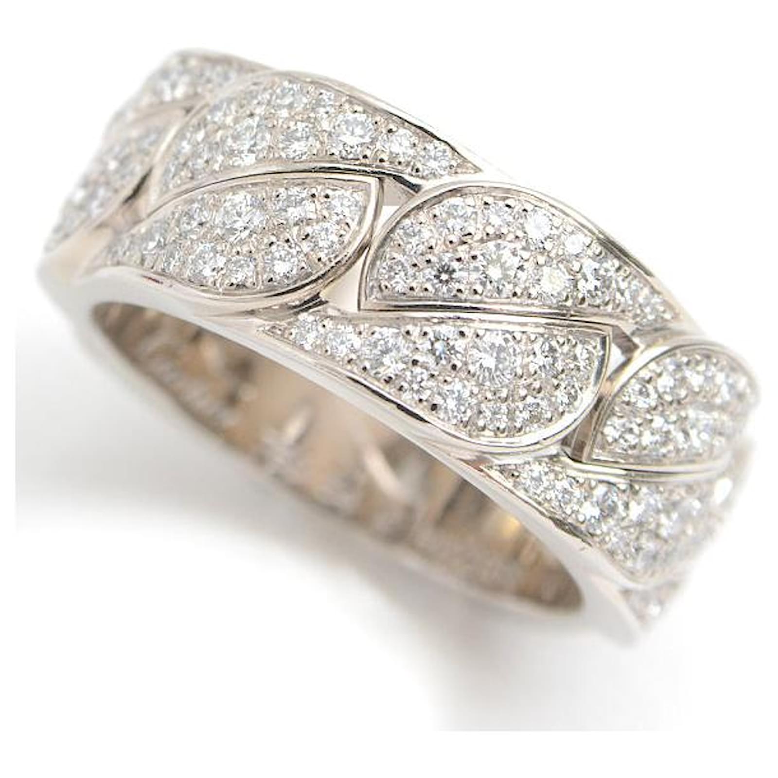 Cartier Anillo La Dona de oro blanco 750 con diamantes completos