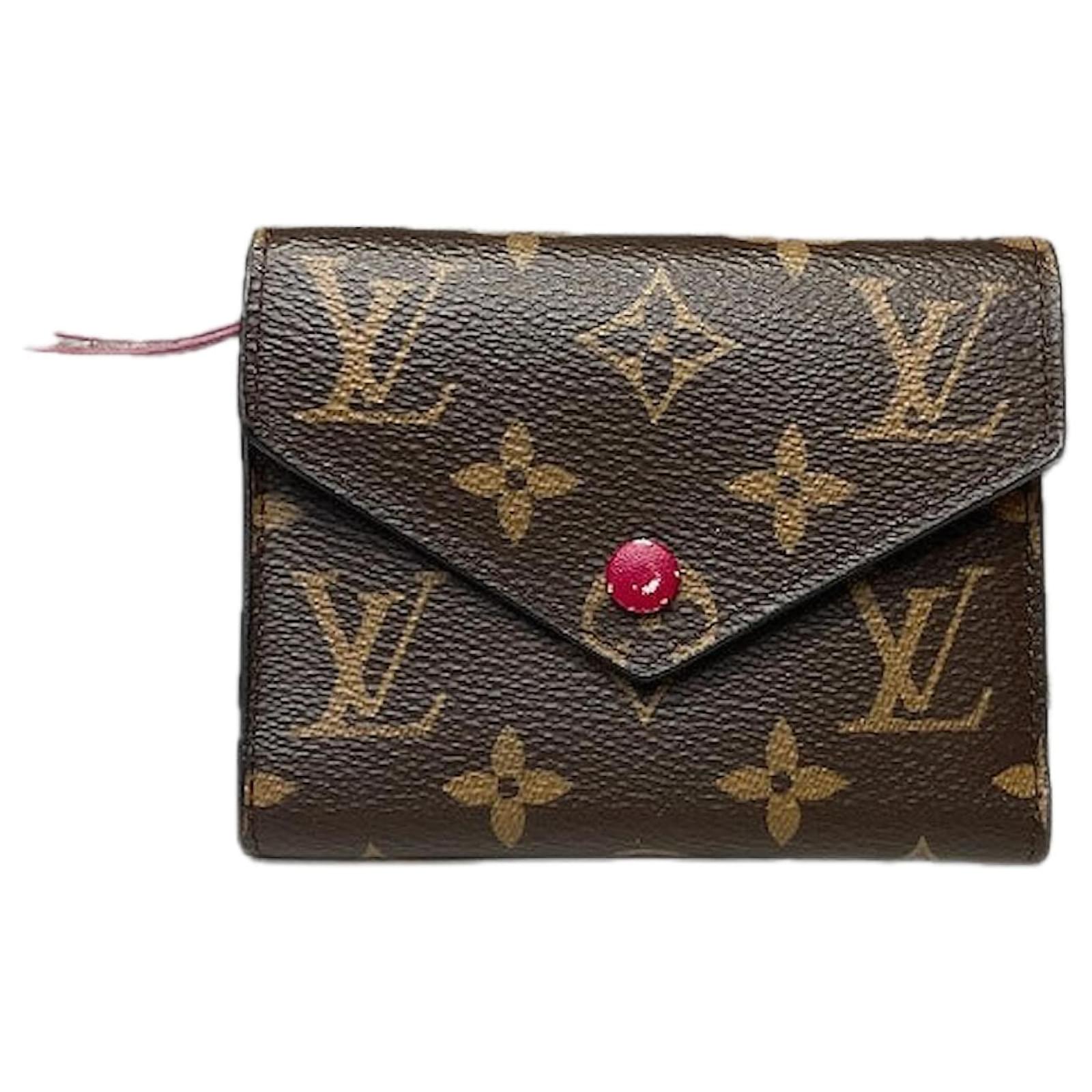 Purse Portafoglio Rosa Louis Vuitton Vuitton Victorine Wallet