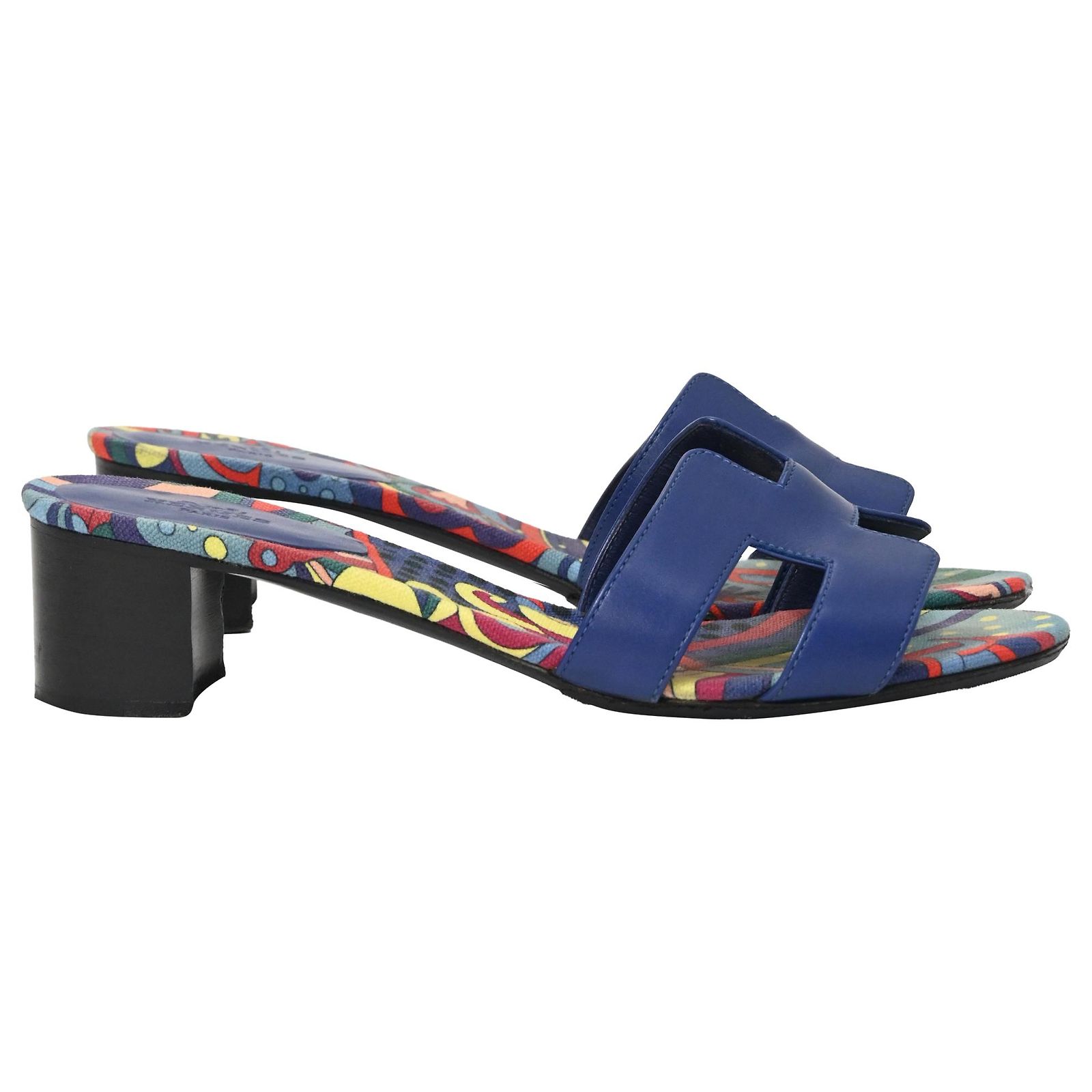 Baskets Hermès Rebus En Cuir Veau Multicolore Taille 37.5 - Occasion
