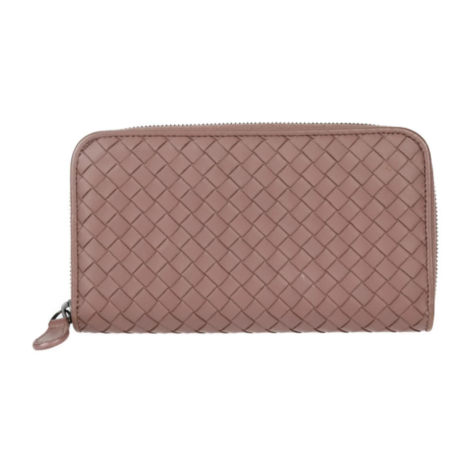 Bottega Veneta Long Wallet Beige Leather ref.1662012 - Joli