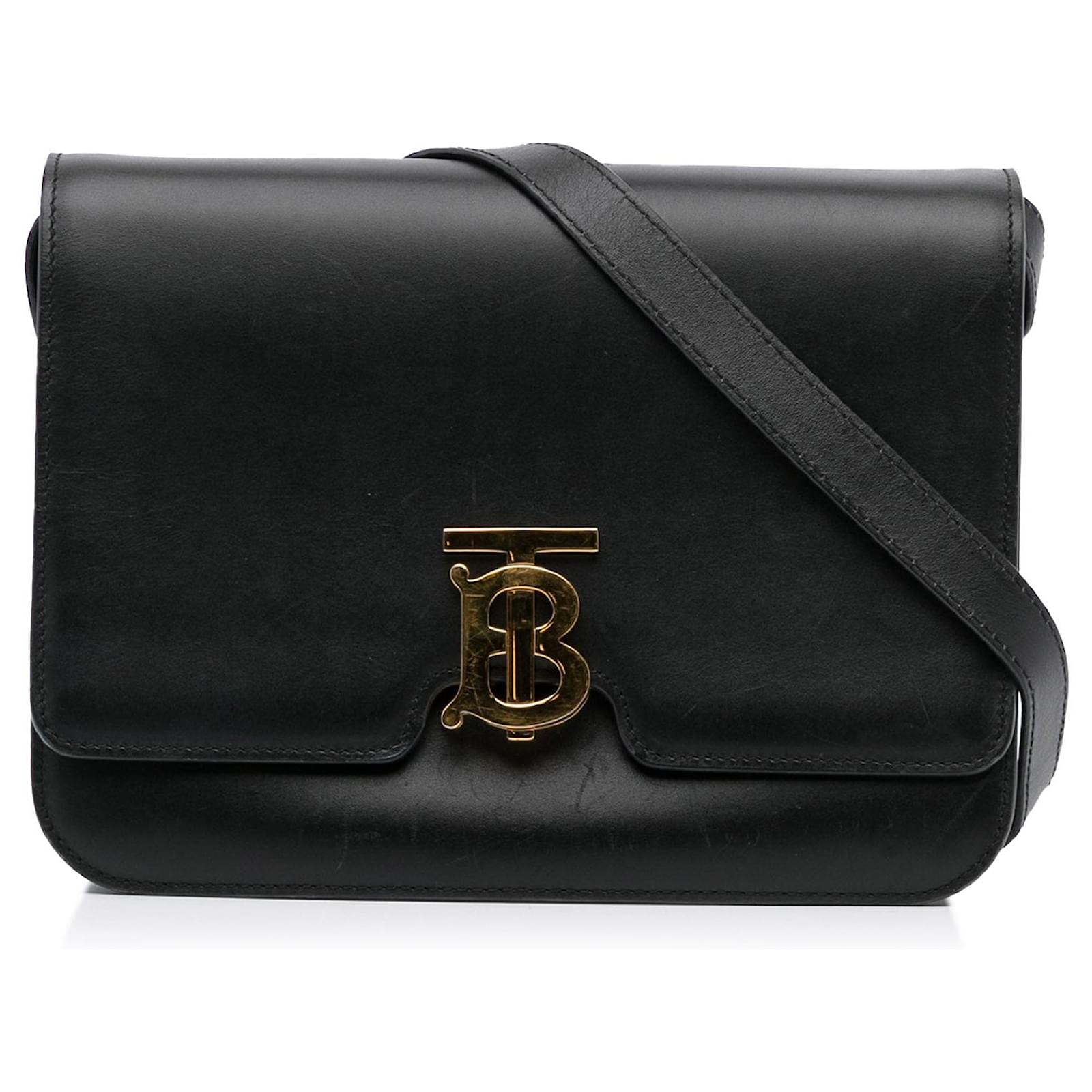 BURBERRY Handbags T. Leather Black ref.1662976 - Joli Closet
