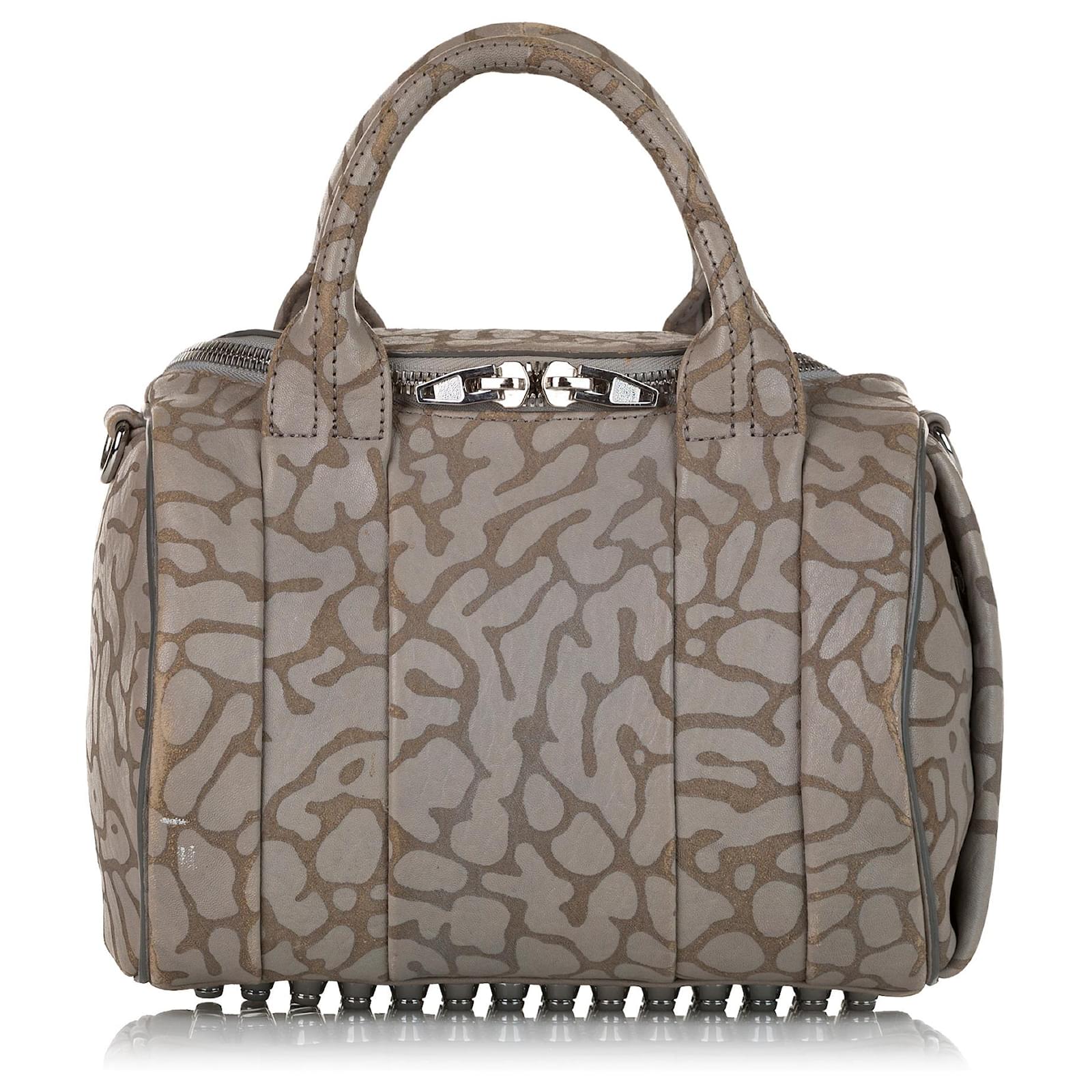 Gray Alexander Wang Rockie Laser Cut Leather Joli Closet