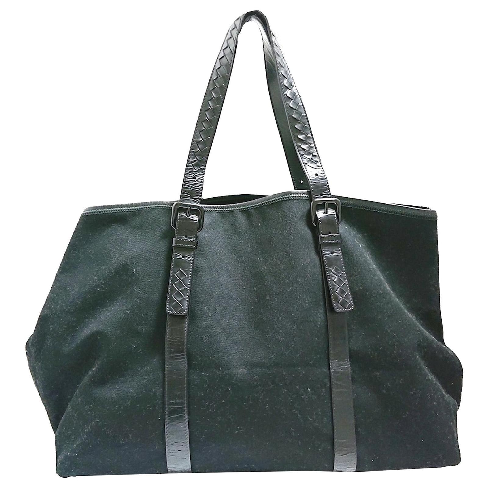 Bottega Veneta Black Leather Handbag