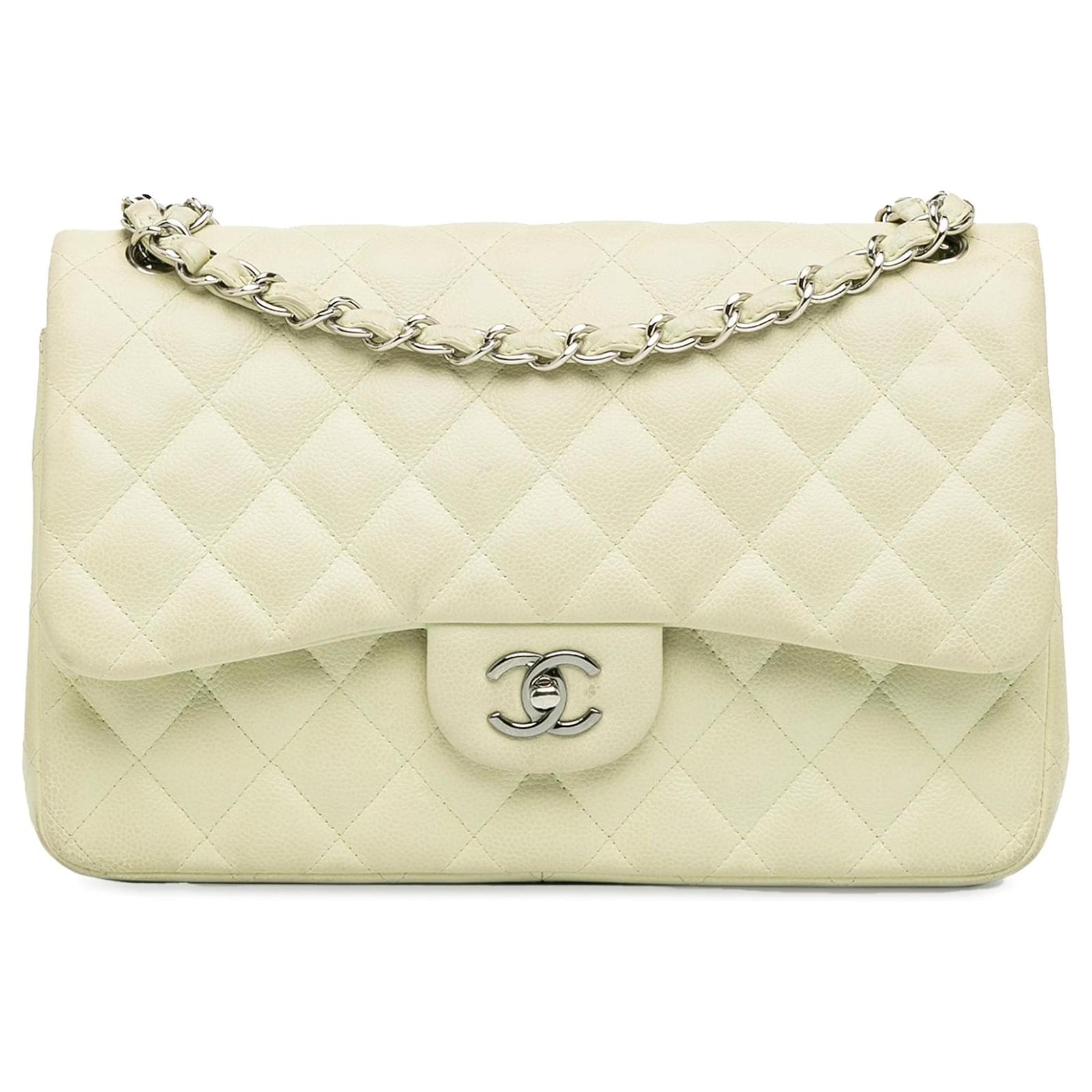 Classic Flap Borsa Chanel Bianca Chanel Handbag Reissue Maxi