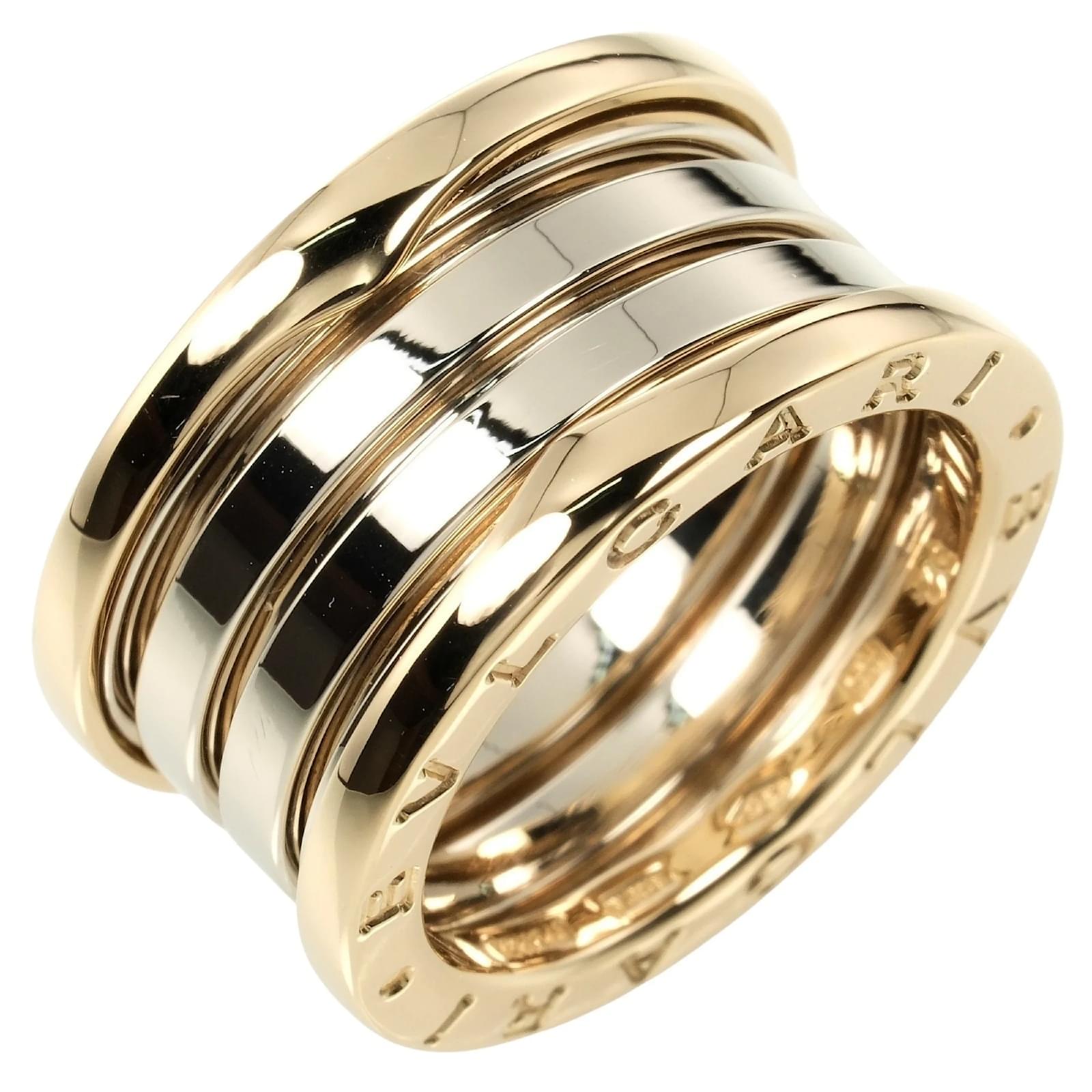 Bulgari Bvlgari B.zero1 4 Band Ring White gold Yellow gold Bulgari Bvlgari B.zero1 4 Band Ring White gold Yellow gold