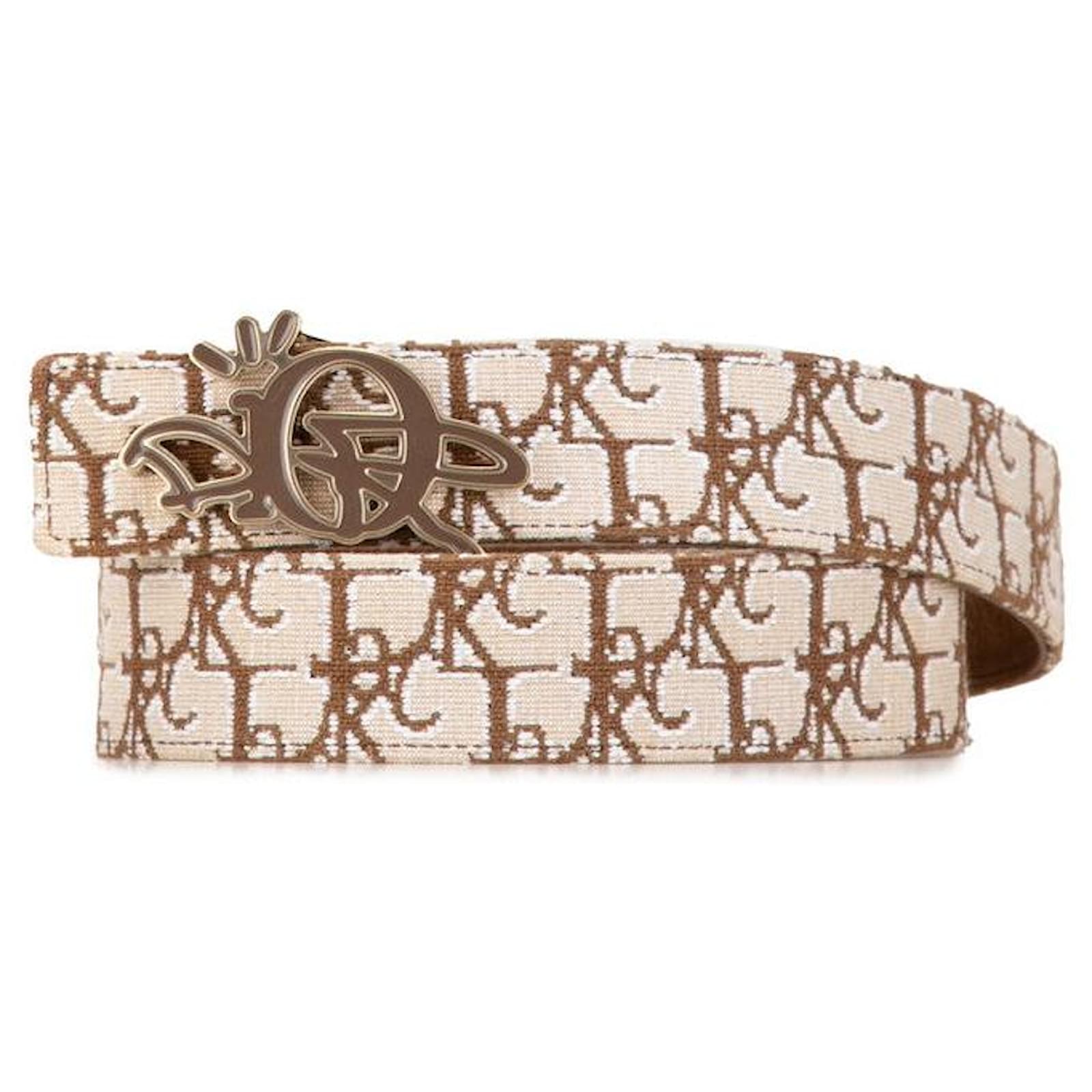 Dior Cactus Jack Travis Scott Canvas Belt Beige Cloth ref