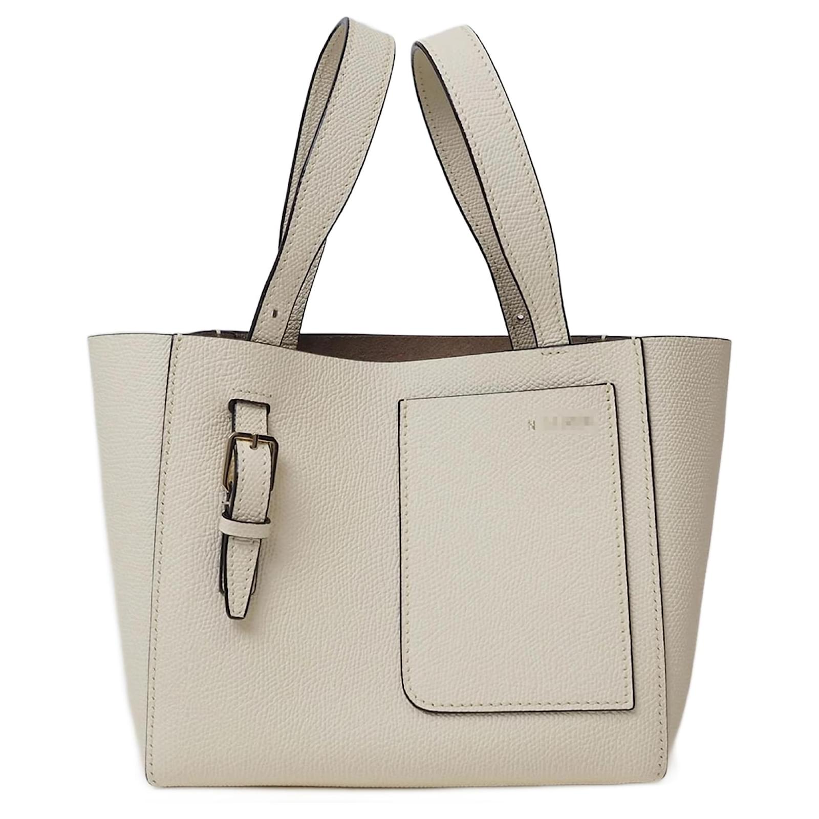 Valextra Bucket Bag Micro Handbag White ref.1672306 - Joli Closet