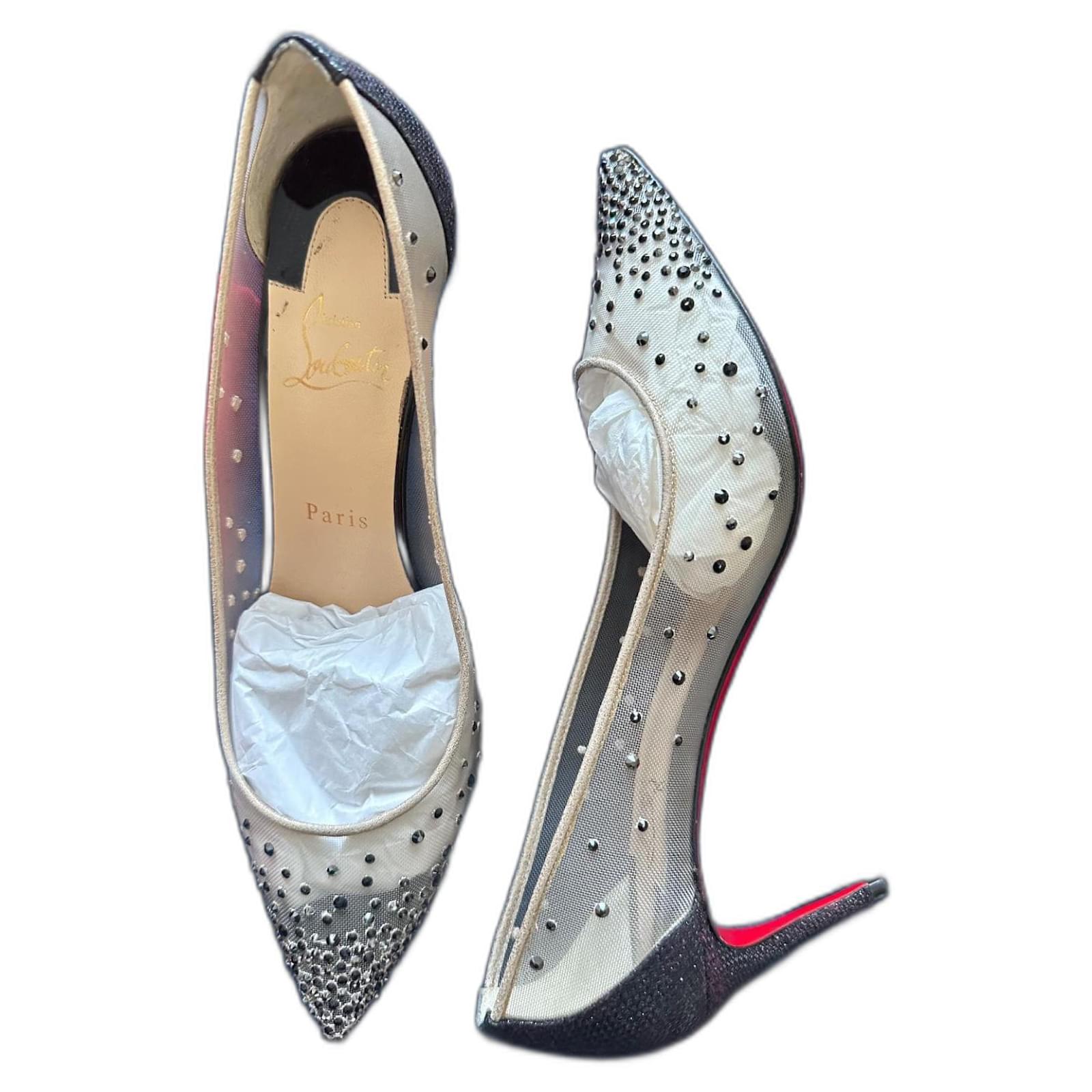 Louboutin follies strass black hotsell