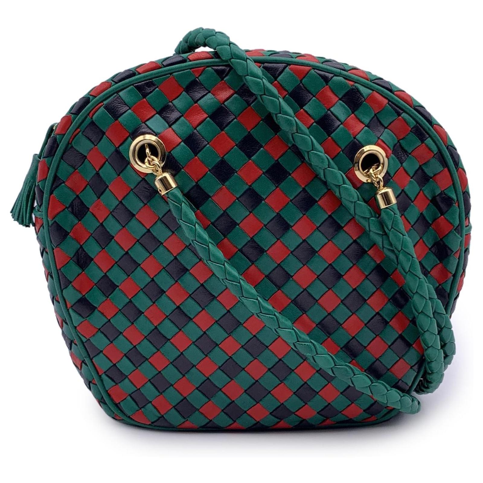 Vintage Bottega Veneta Bag Bottega Veneta Vintage Tricolor Woven