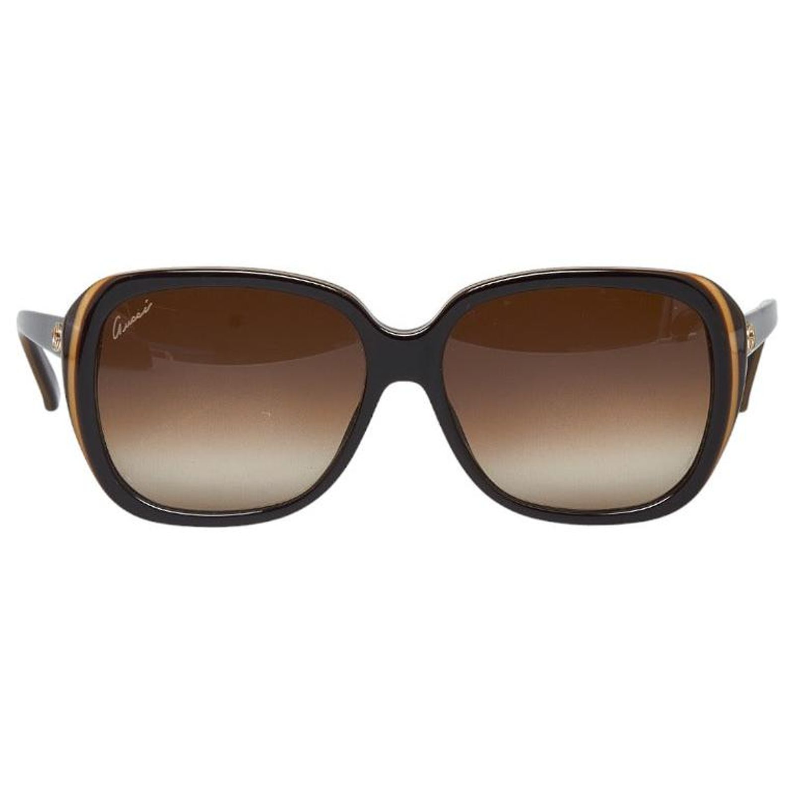 Gucci Wellington Gradient Lens Sunglasses GG3192 Brown  display picture 1