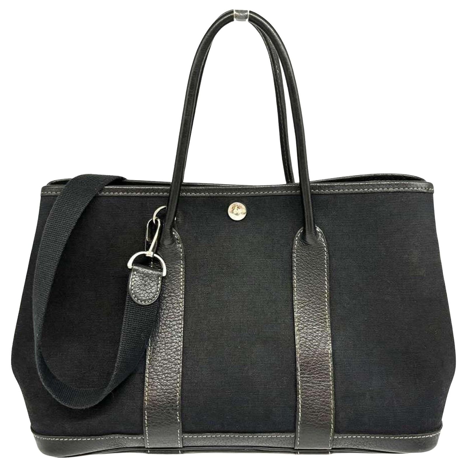 Hermès Garden Party Black Cloth ref.1677922 - Joli Closet