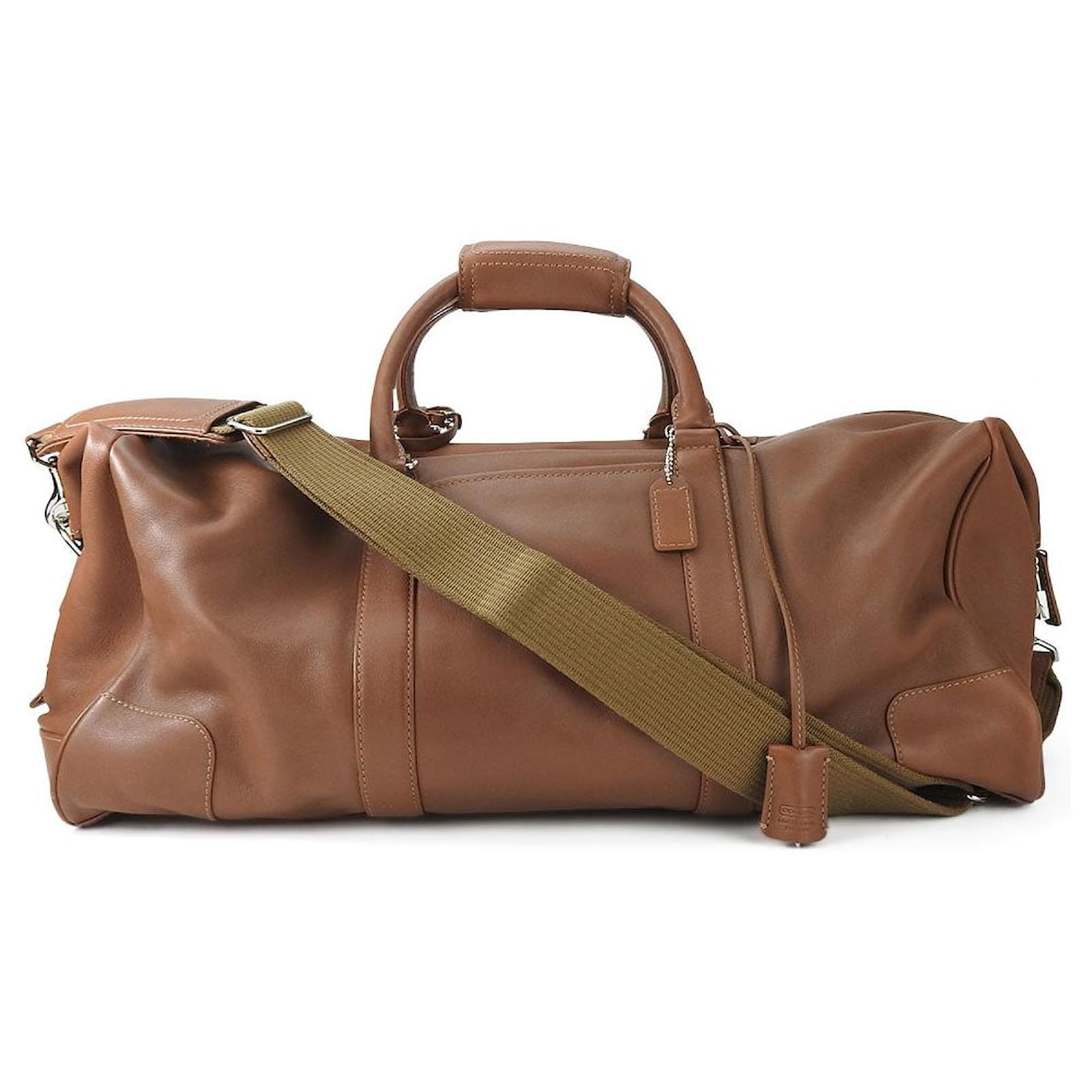 COACH コーチ ボストンバッグ 2way オールレザー　5404 ブラウン Coach Leather Boston Bag 5404 2WAY (Sold) - Joli Closet