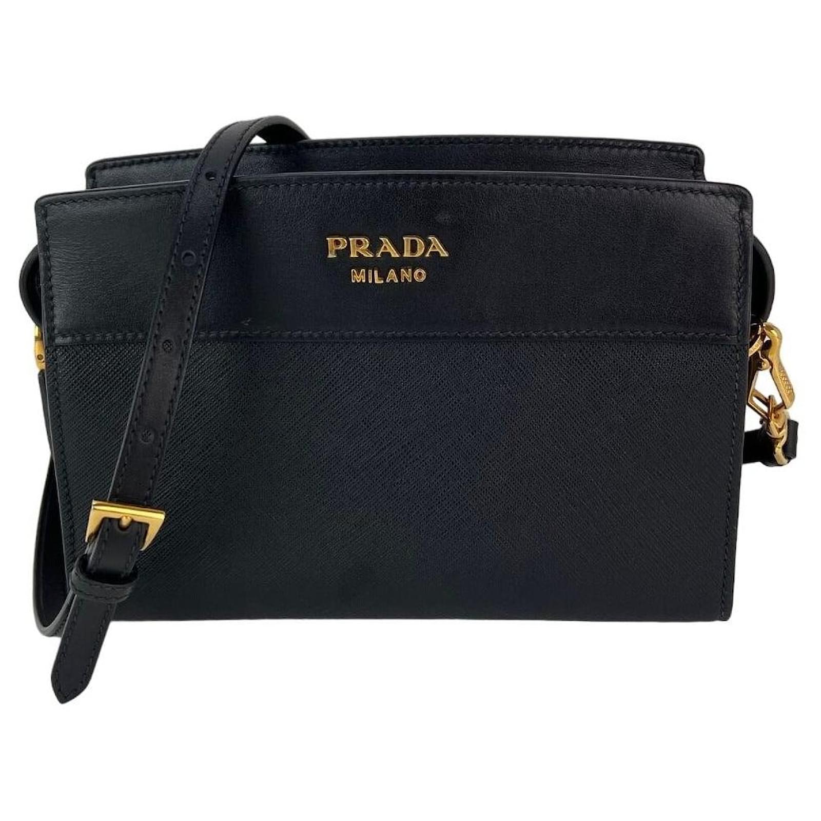 Saffiano leather crossbody bag prada online