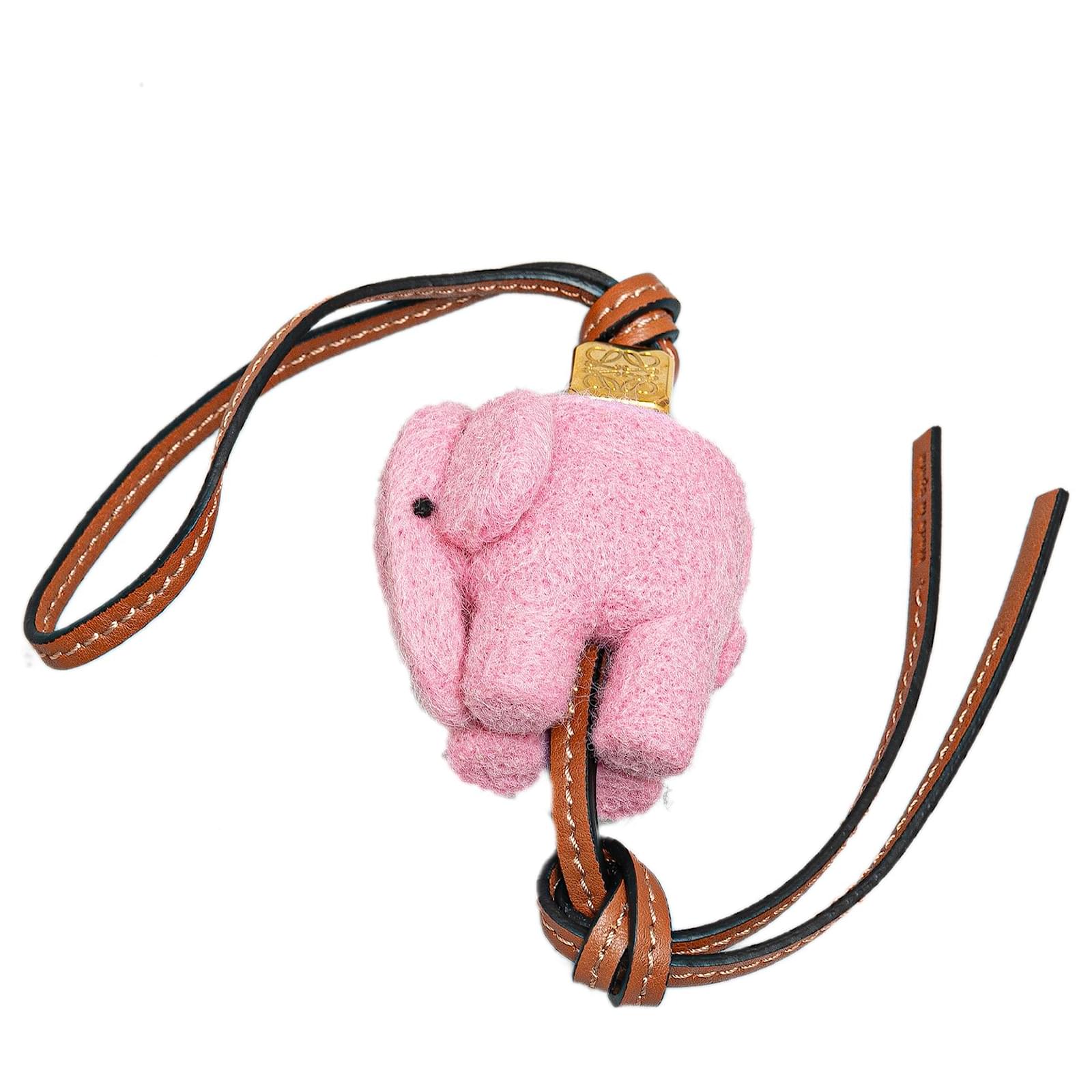 ELEPHANT BAG CHARM BROWN ELEPHANT BAG CHARM BROWN