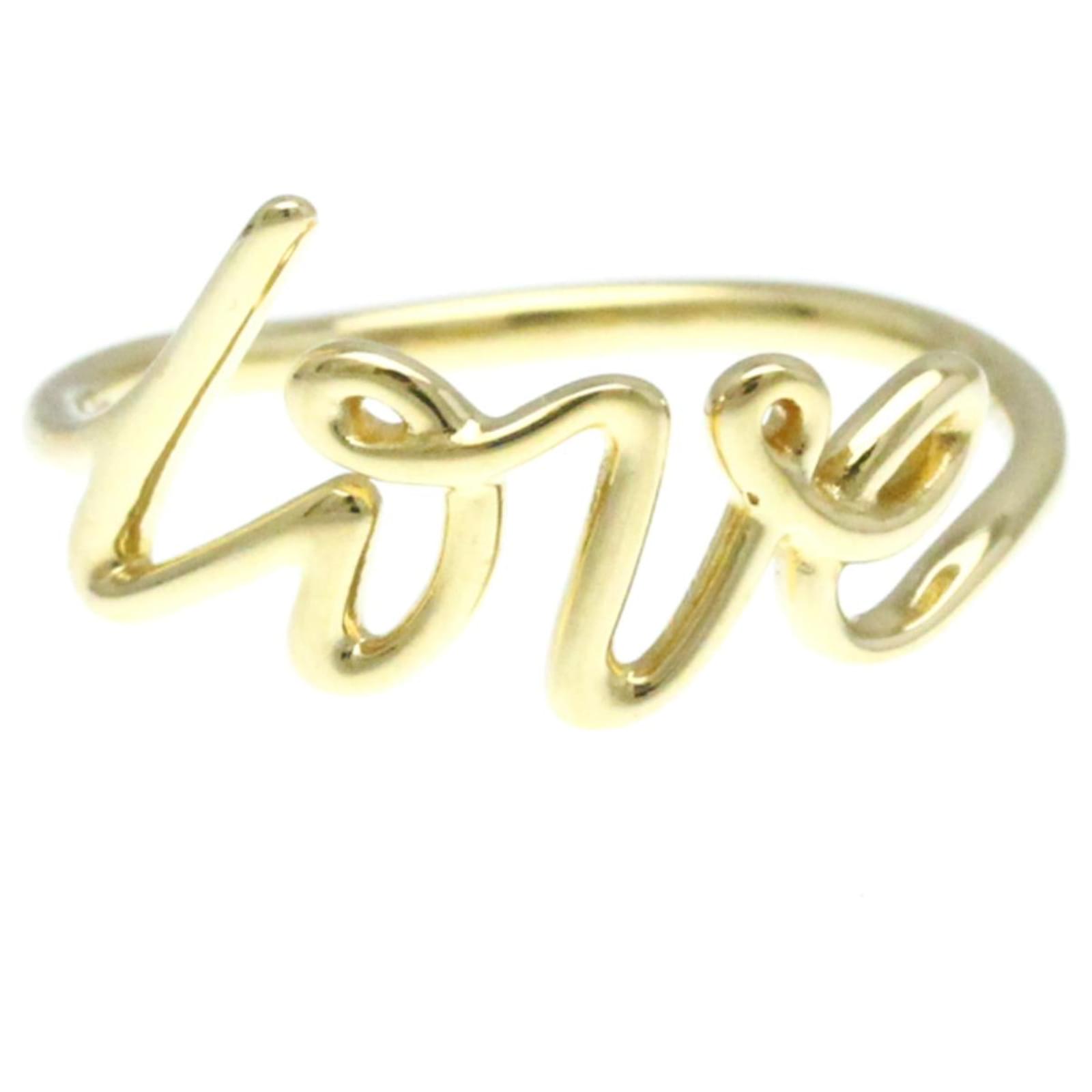 Tiffany and co love ring gold sales