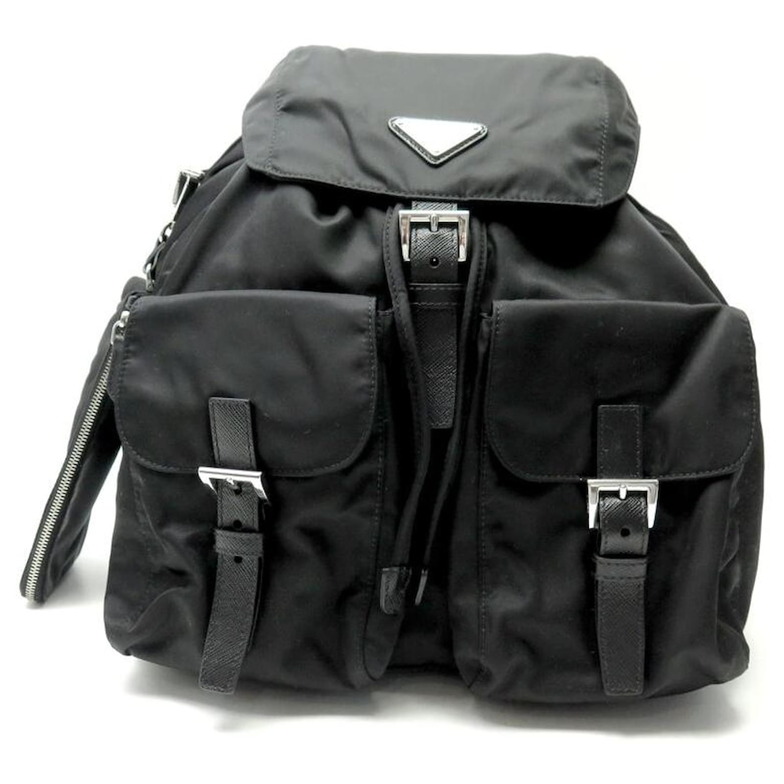 NUOVA ZAINO PRADA MEDIO IN NYLON RICICLATO NERO Joli