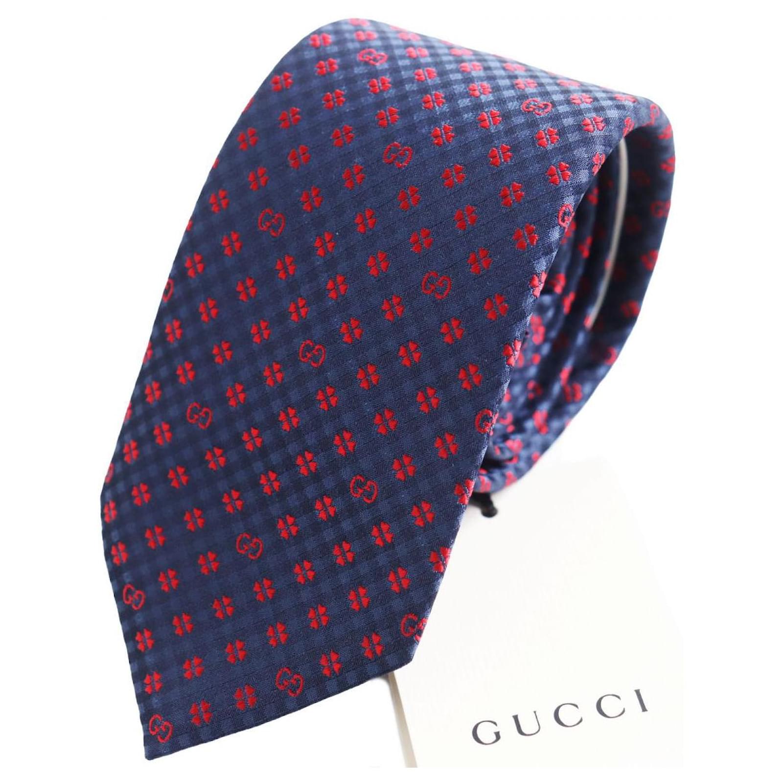 gucci shamrock tie