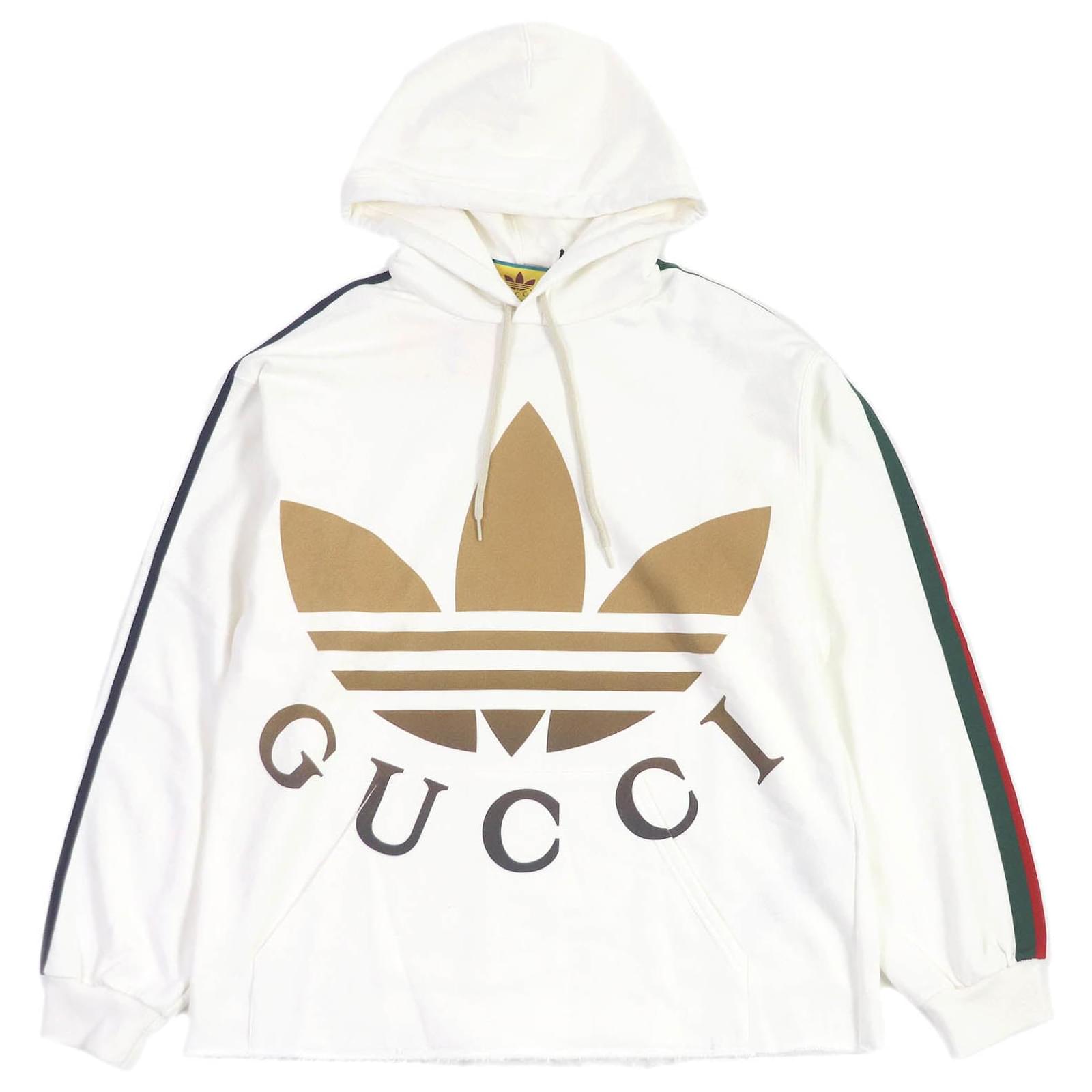 Autre Marque Felpa in cotone GUCCI adidas XS bianca ref.1683362 Joli Closet