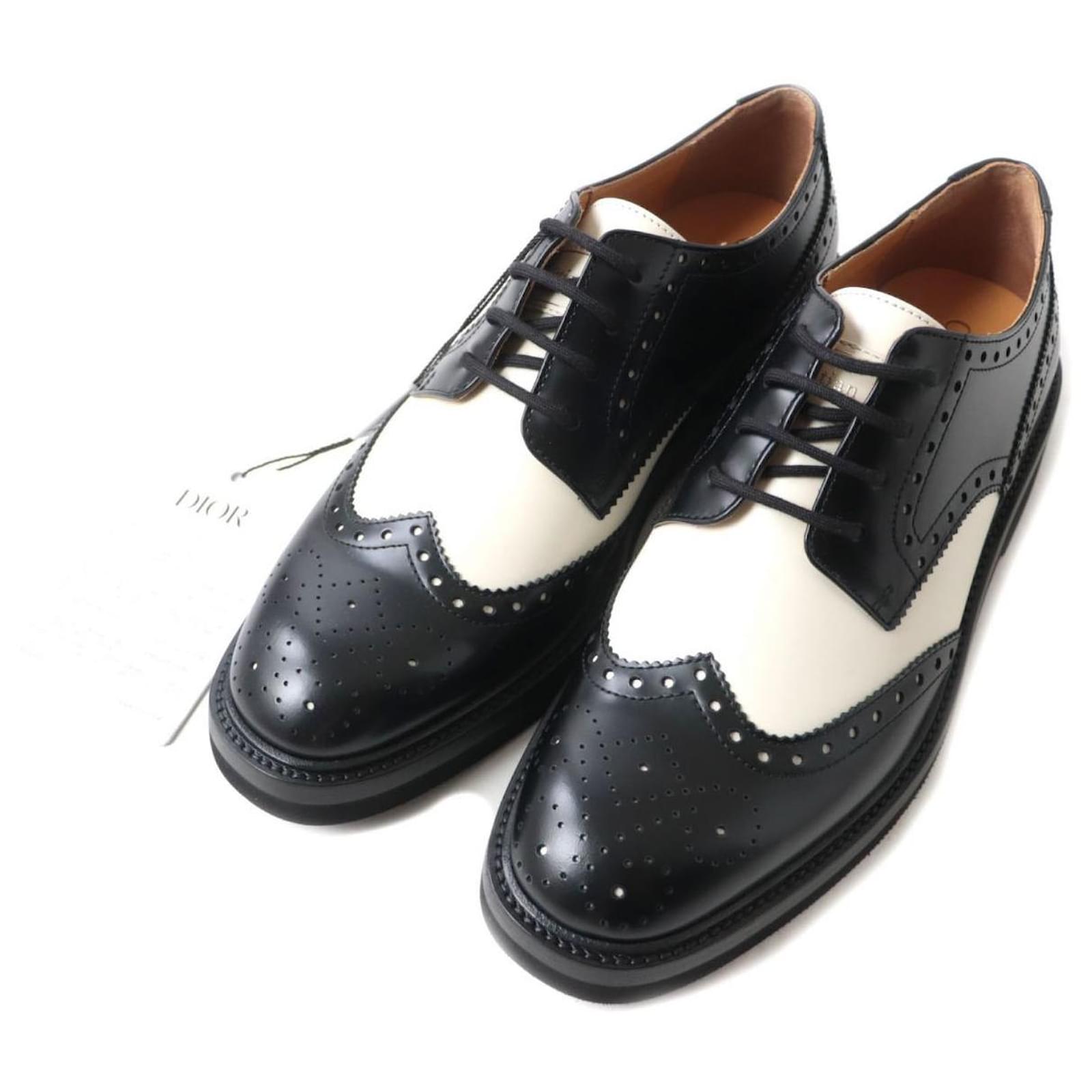 Leather Dior Teddy D Shoes Dior Black Woven Leather Teddy-D Mule