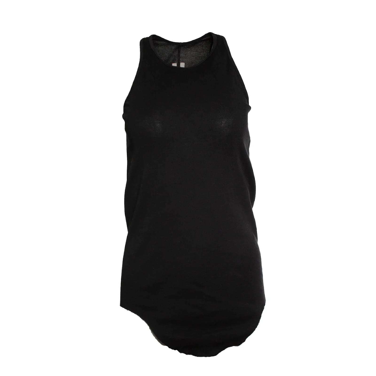 トップス Rick Owens Rib Long Tunktop 23SS EDFU RICK OWENS | RIB LONG SLEEVE TEE