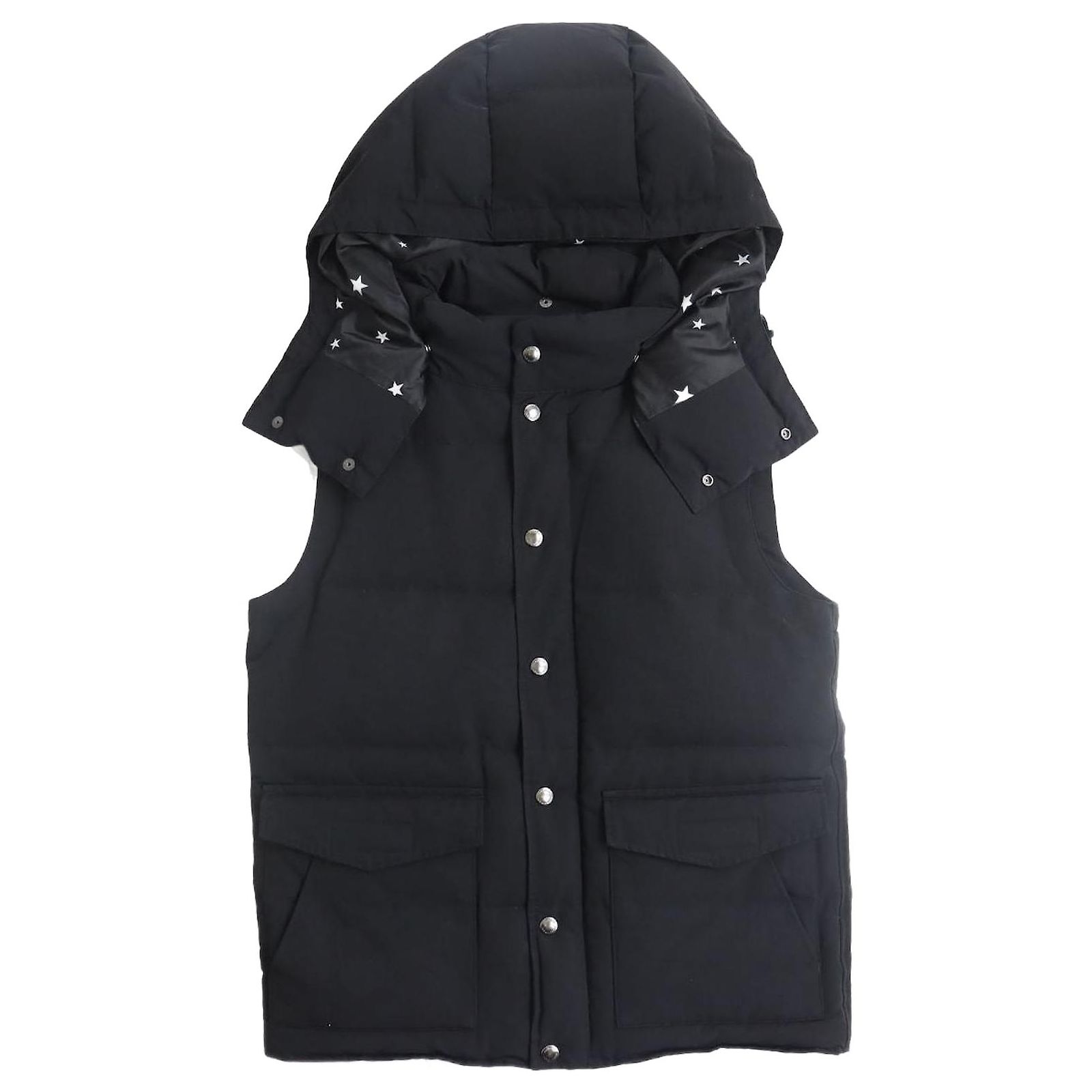 Autre Marque Uniform Experiment UE-178022 Hooded Down Vest Black 