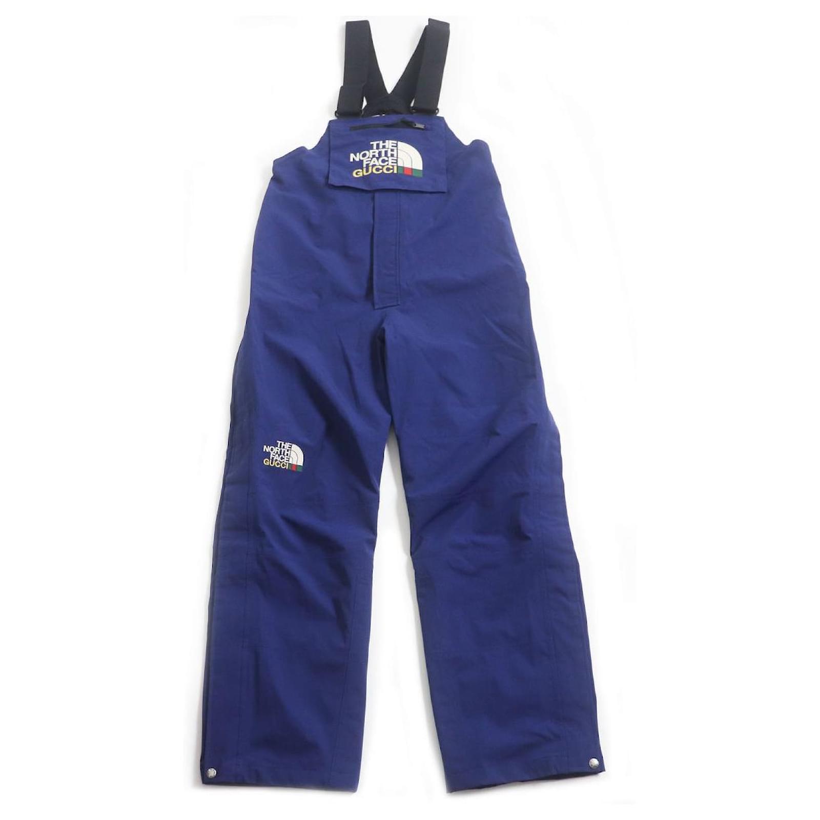 Gucci x The North Face Logo Embroidery Overalls M Blue Cloth ref