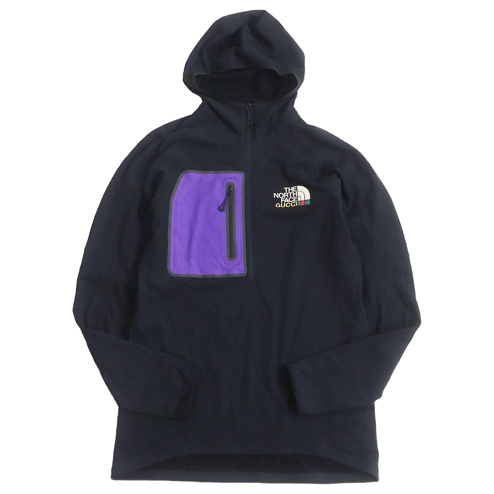 Gucci x The North Face Fleece Half-Zip Jacket Black S