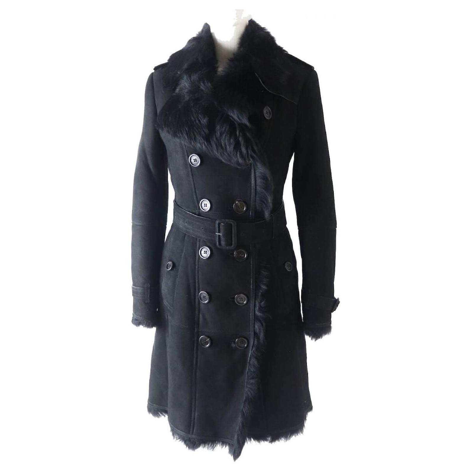 Burberry Cappotto Shearling Cappotto Trench In Shearling Burberry