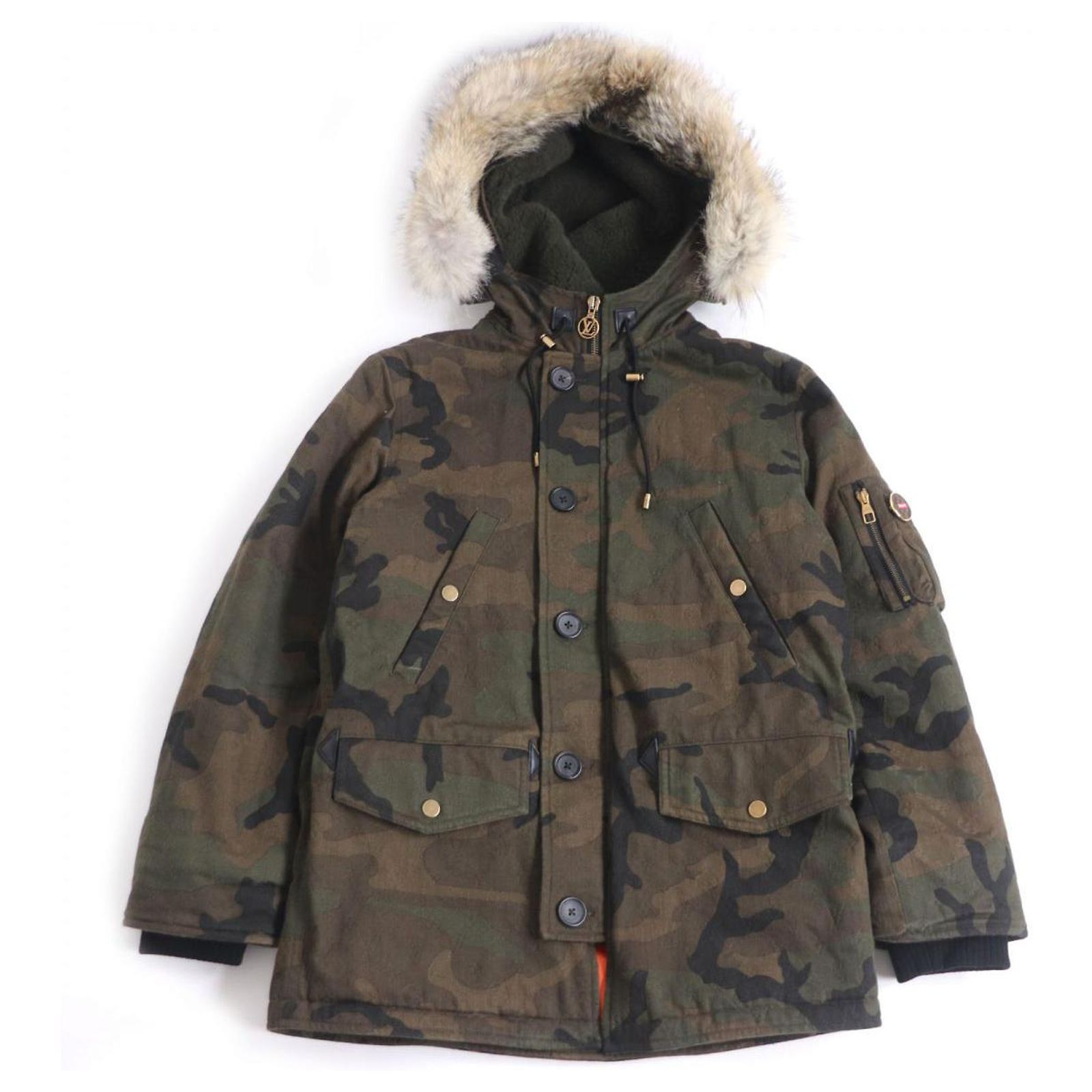 Autre Marque Louis Vuitton x Supreme N-3B Denim Monogram Hooded 