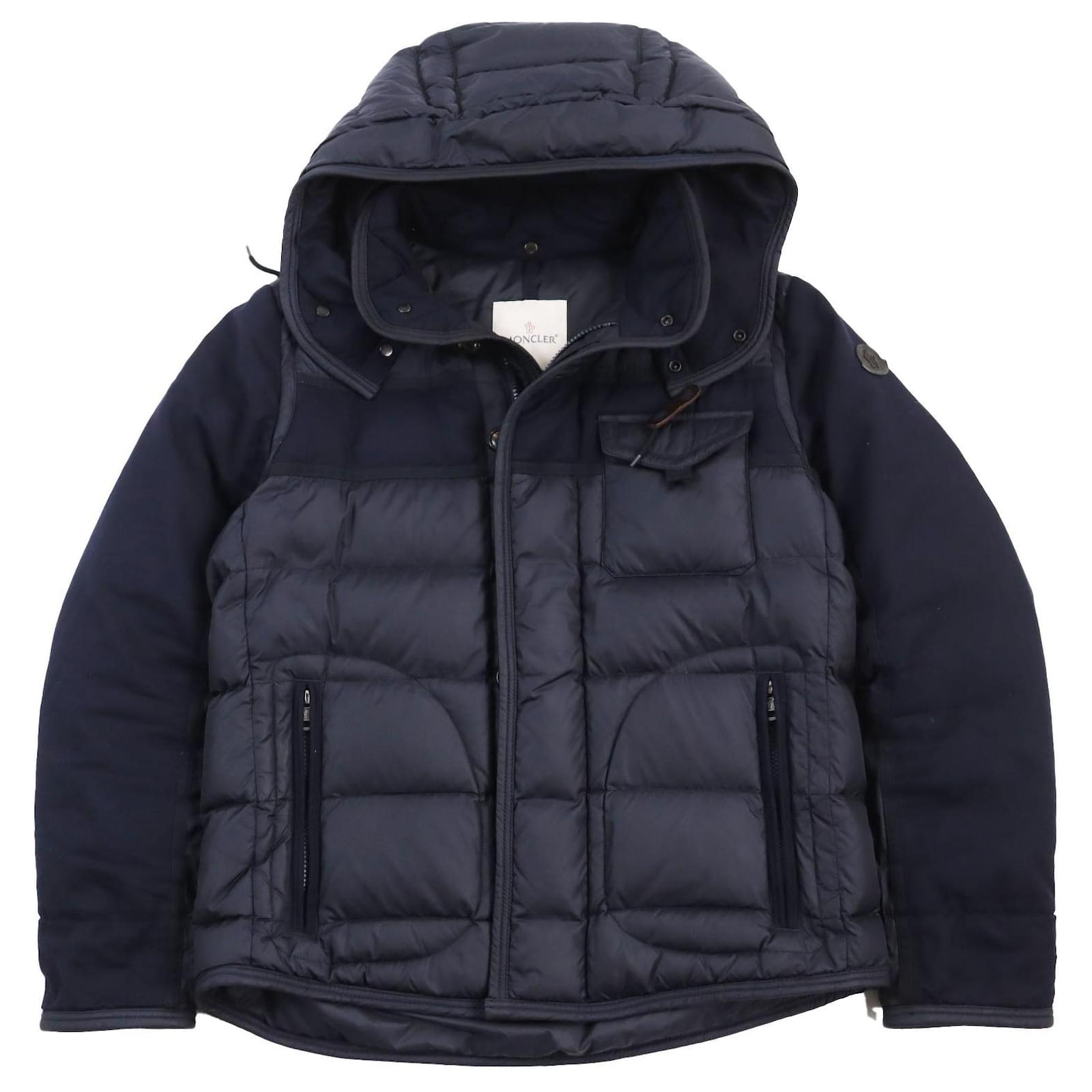 Autre Marque Moncler RYAN Nylon Wool Hoodie Jacket ref.1694343 Joli Closet